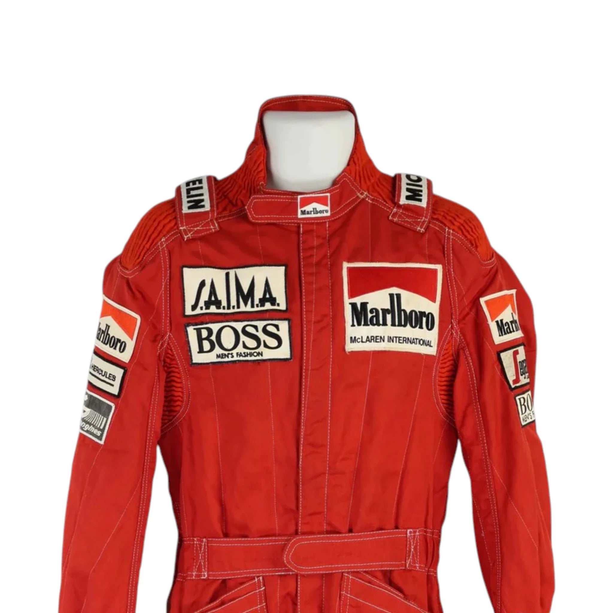Niki Lauda 1984 McLaren F1 Racing Suit detail view 2 - Grand Flex Racewear