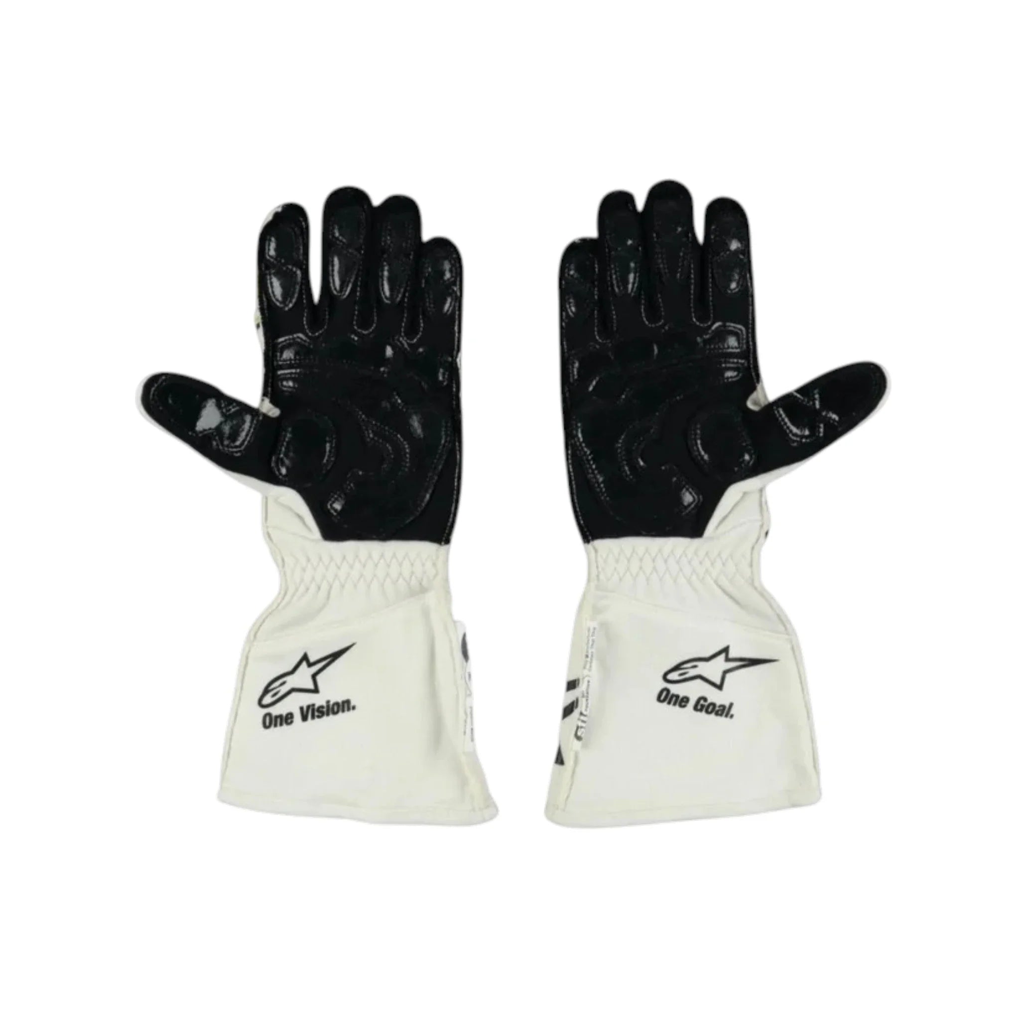 Nyck de Vries 2022 Williams F1 Racing Gloves detail view 2 - Grand Flex Racewear