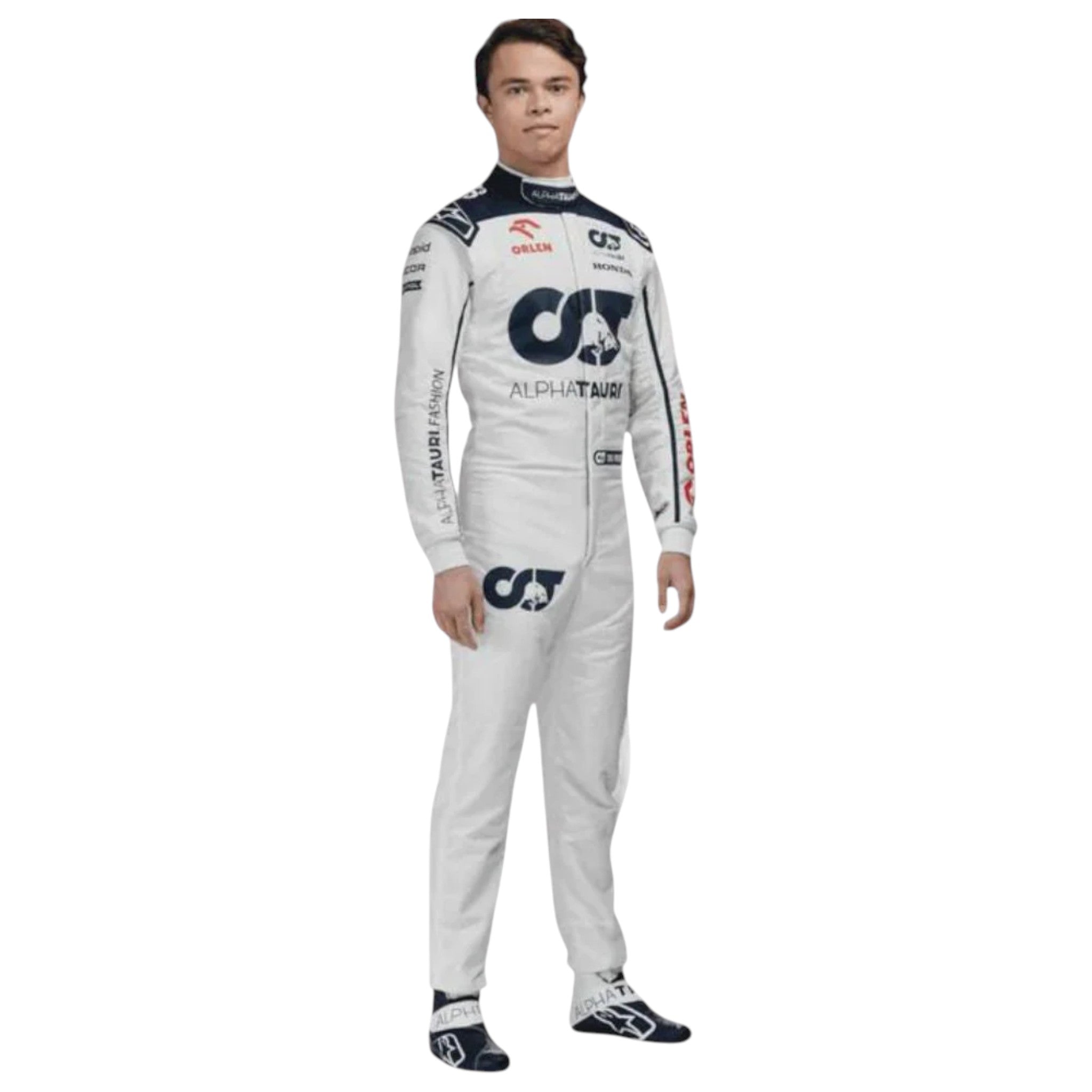 Nyck de Vries 2023 AlphaTauri F1 Race Suit product view - Grand Flex Racewear