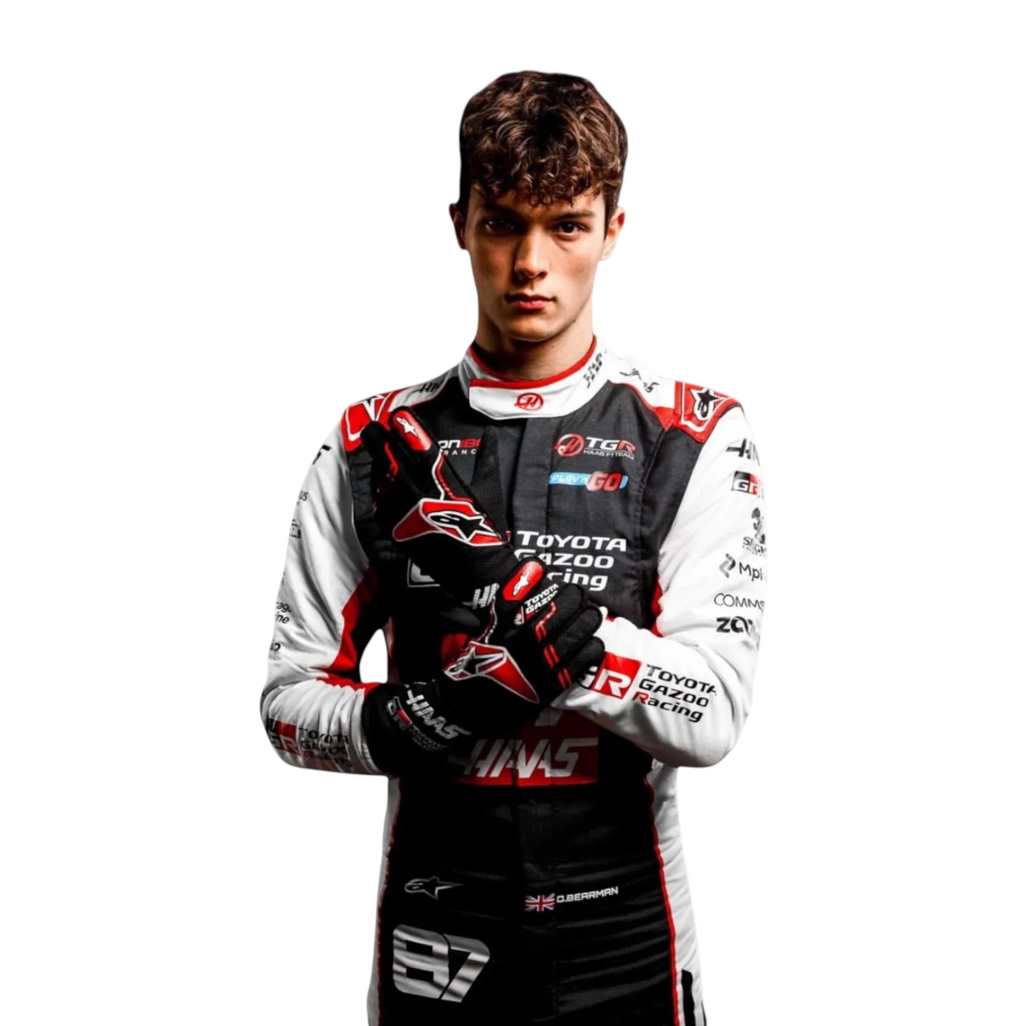 Oliver Bearman 2026 Haas F1 Race Suit detail view 4 - Grand Flex Racewear