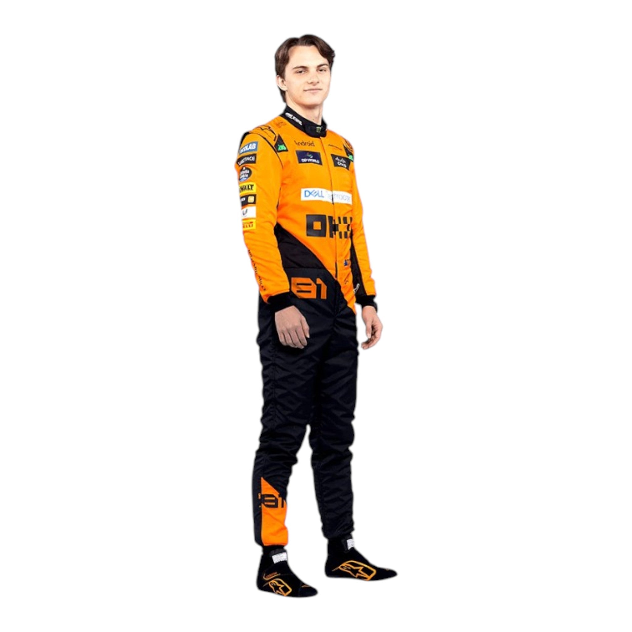 Oscar Piastri 2024 Mclaren F1 Race Suit detail view 3 - Grand Flex Racewear