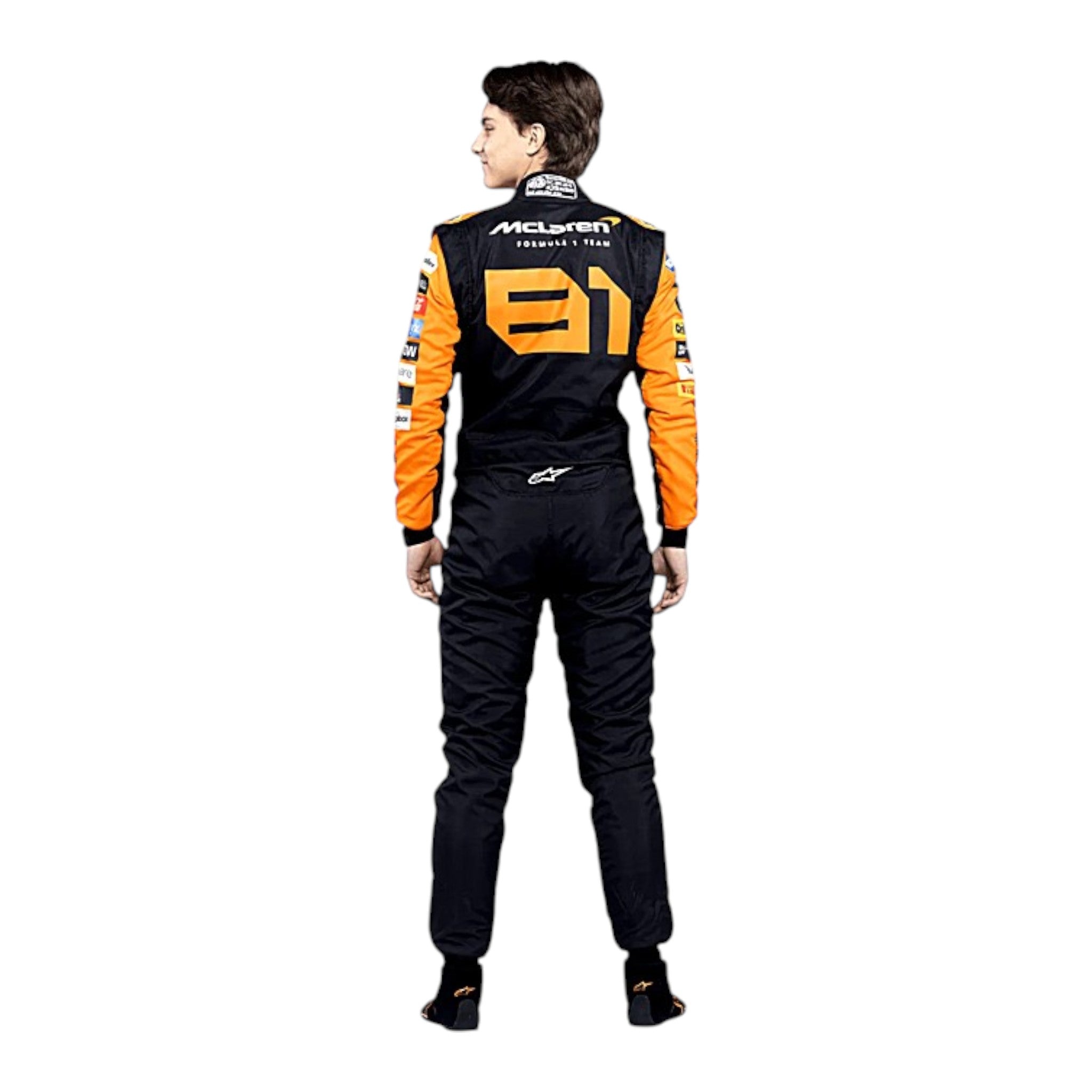 Oscar Piastri 2024 Mclaren F1 Race Suit detail view 4 - Grand Flex Racewear