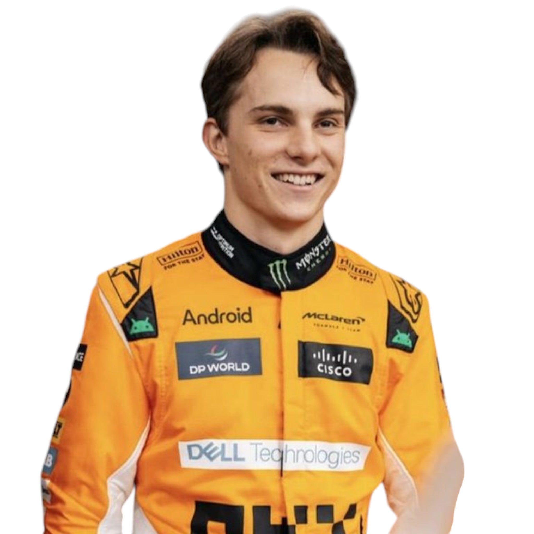 Oscar Piastri 2024 Mclaren Singapore GP F1 Race Suit product view - Grand Flex Racewear
