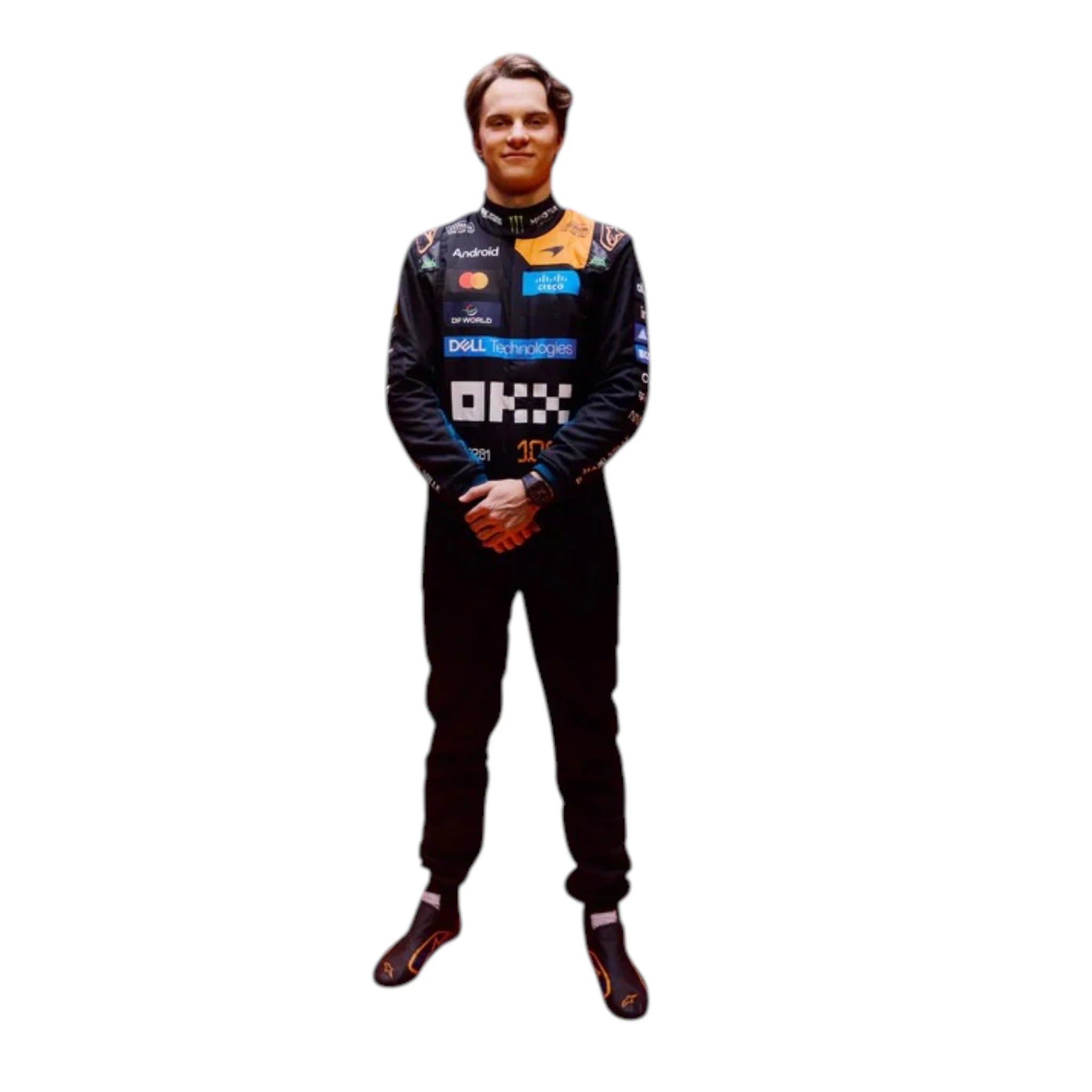Oscar Piastri 2026 McLaren 1000th Monaco GP F1 Race Suit product view - Grand Flex Racewear