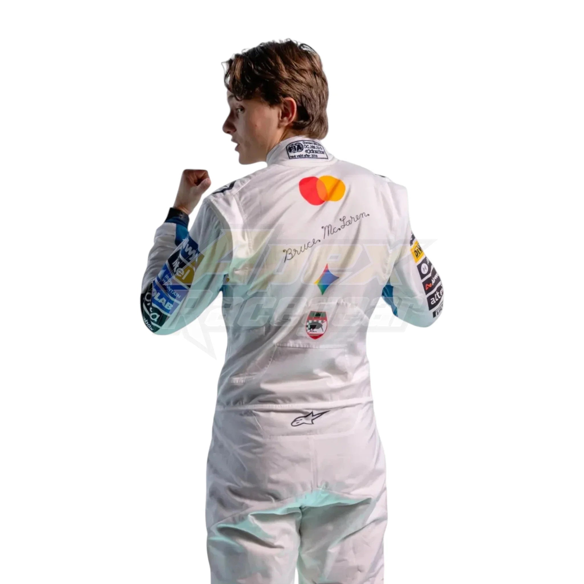 Oscar Piastri 2026 McLaren British GP F1 Racing Suit detail view 3 - Grand Flex Racewear