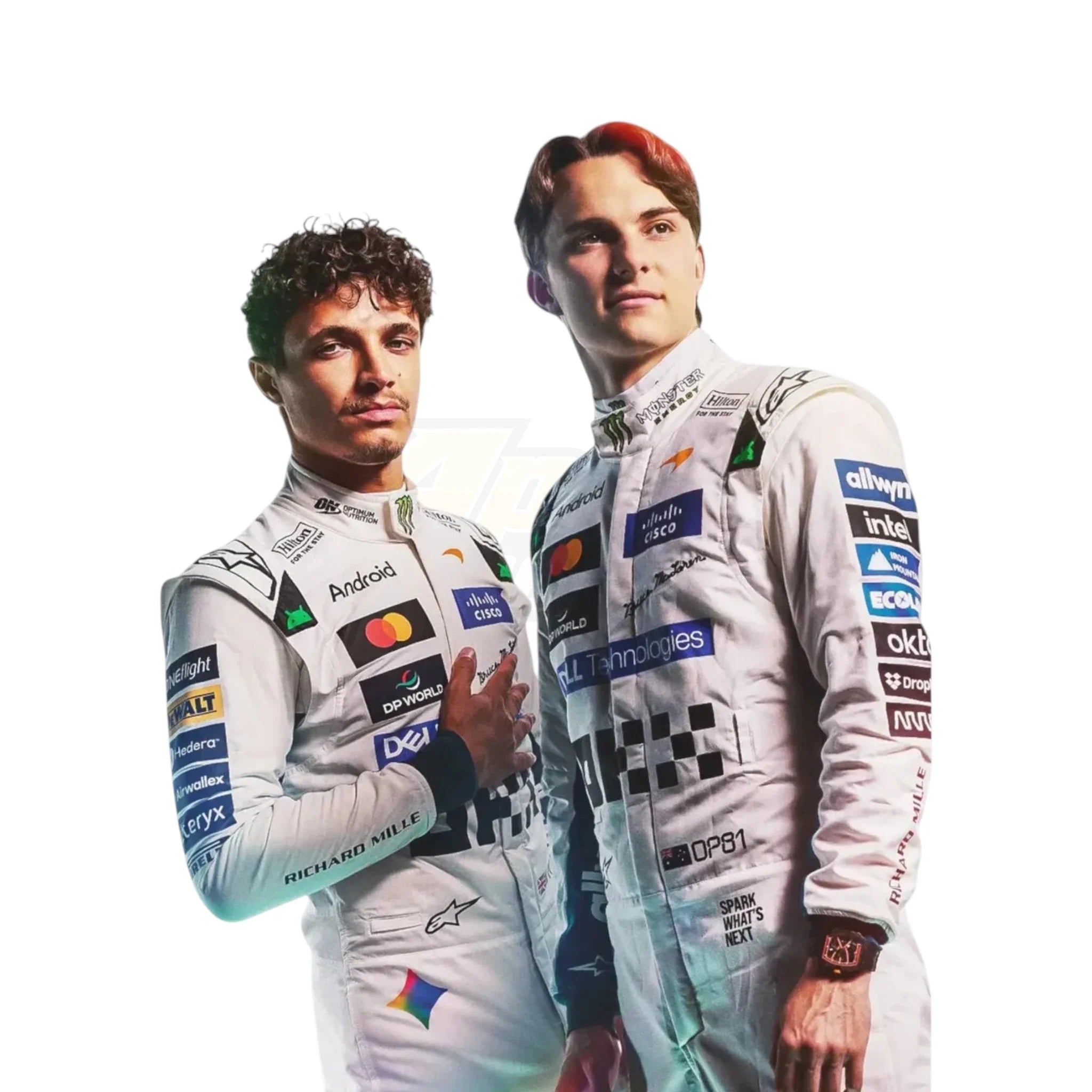 Oscar Piastri 2026 McLaren British GP F1 Racing Suit detail view 4 - Grand Flex Racewear