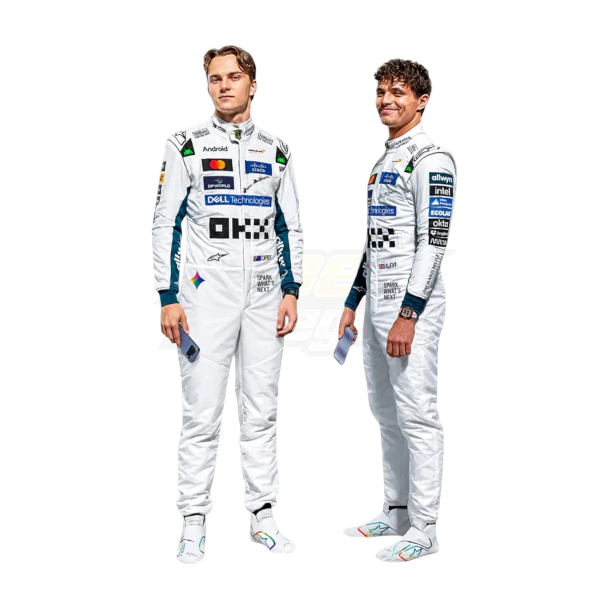 Oscar Piastri 2026 McLaren British GP F1 Racing Suit detail view 5 - Grand Flex Racewear