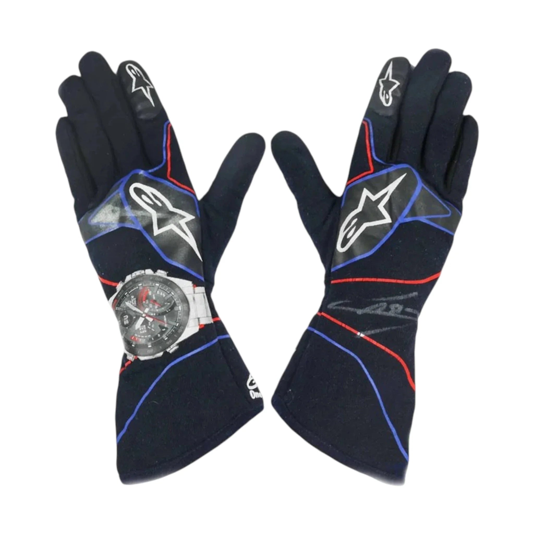 Pierre Gasly 2019 Red Bull F1 Racing Gloves product view - Grand Flex Racewear