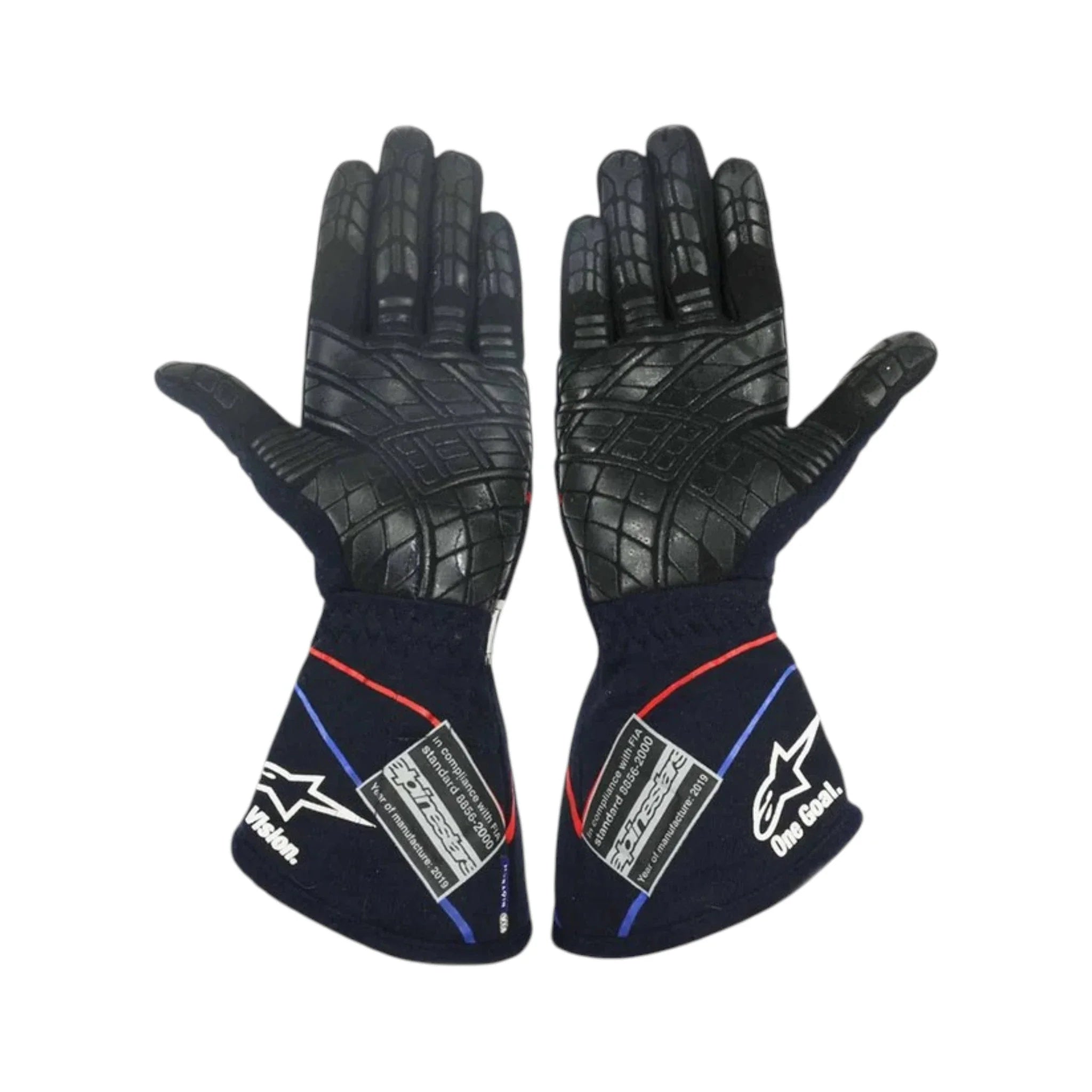 Pierre Gasly 2019 Red Bull F1 Racing Gloves detail view 2 - Grand Flex Racewear