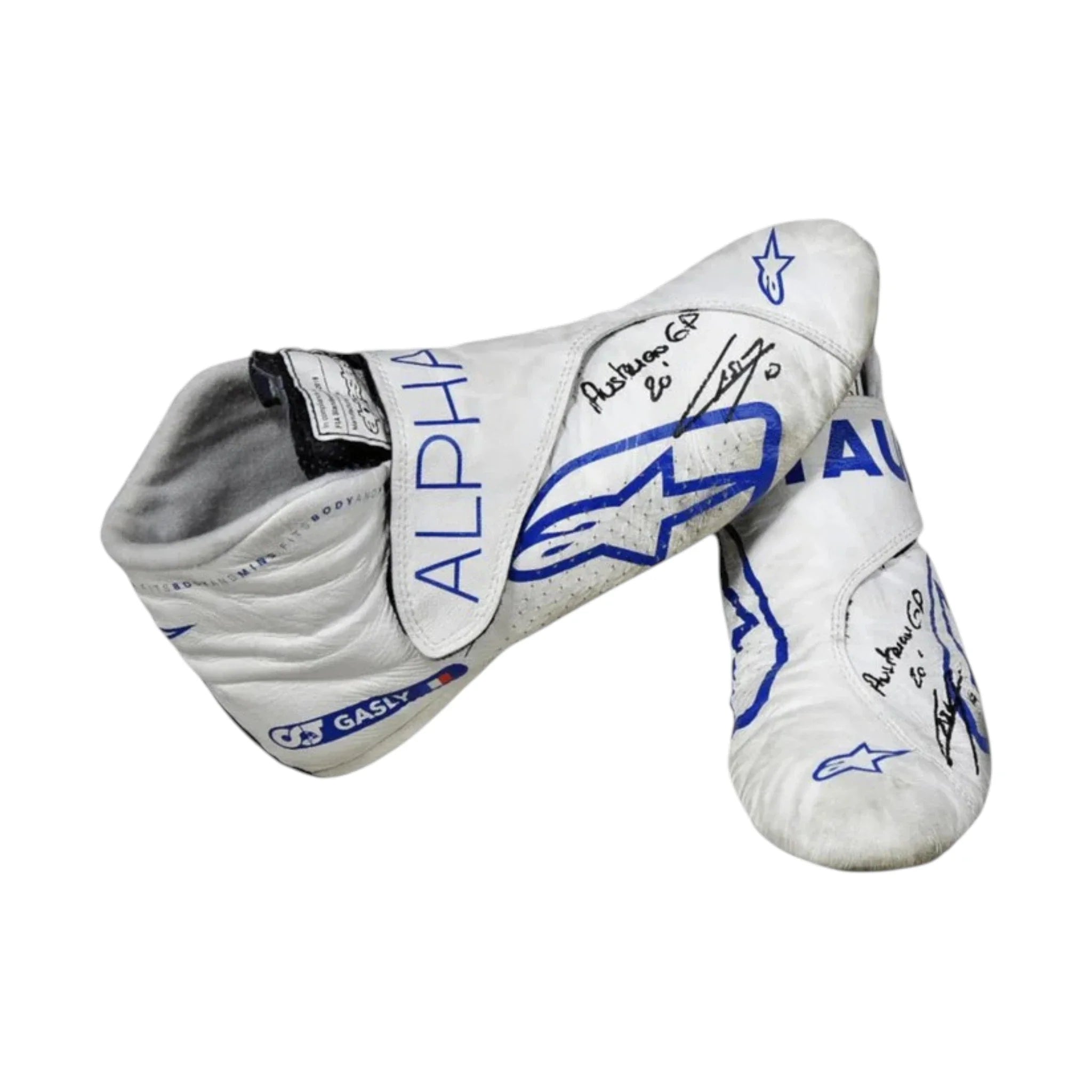 Pierre Gasly 2020 AlphaTauri Austrian GP F1 Racing Shoes detail view 2 - Grand Flex Racewear