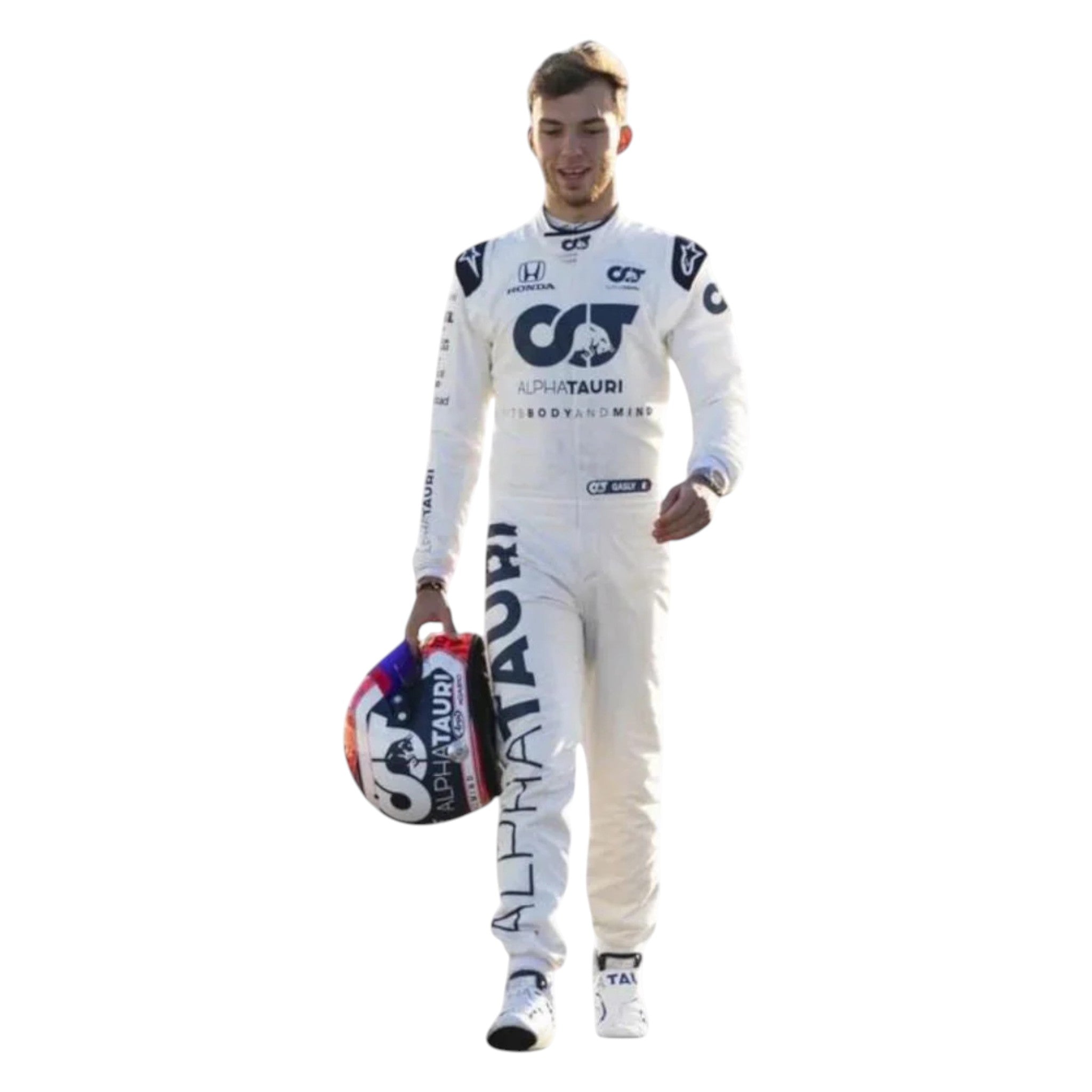 Pierre Gasly 2020 AlphaTauri F1 Race Suit detail view 4 - Grand Flex Racewear