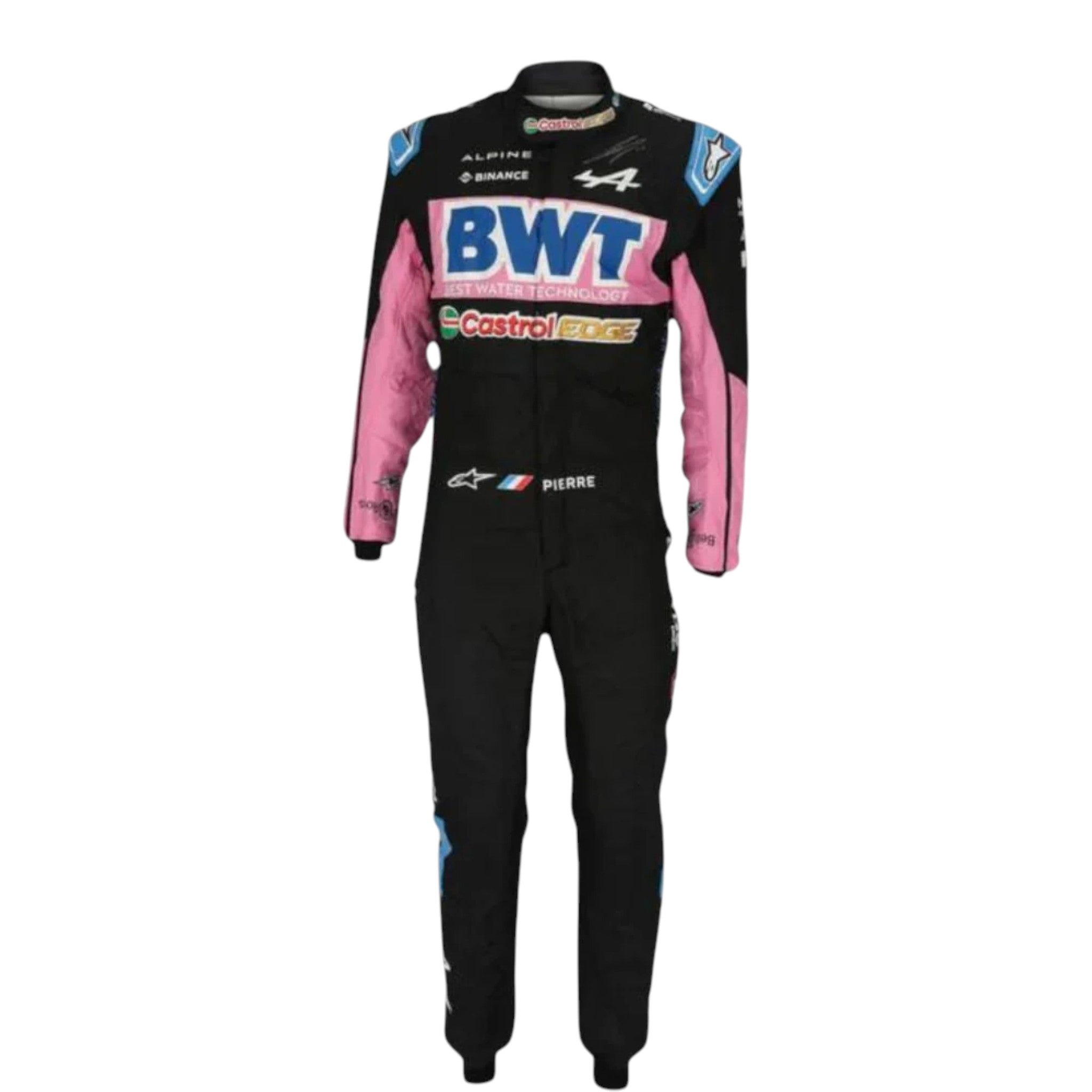 Pierre Gasly 2023 BWT Alpine F1 Race Suit detail view 2 - Grand Flex Racewear