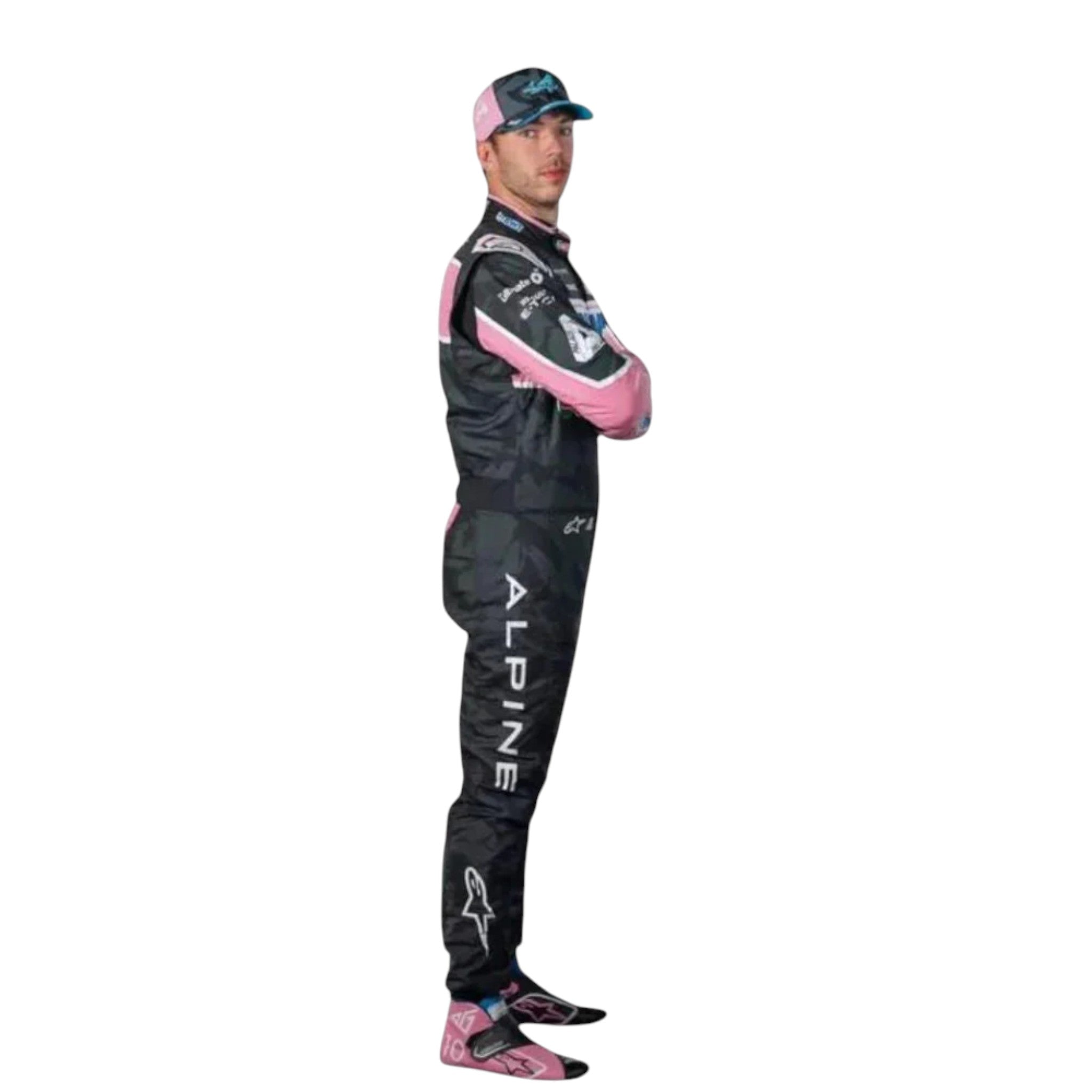 Pierre Gasly 2023 BWT Alpine F1 Race Suit detail view 4 - Grand Flex Racewear