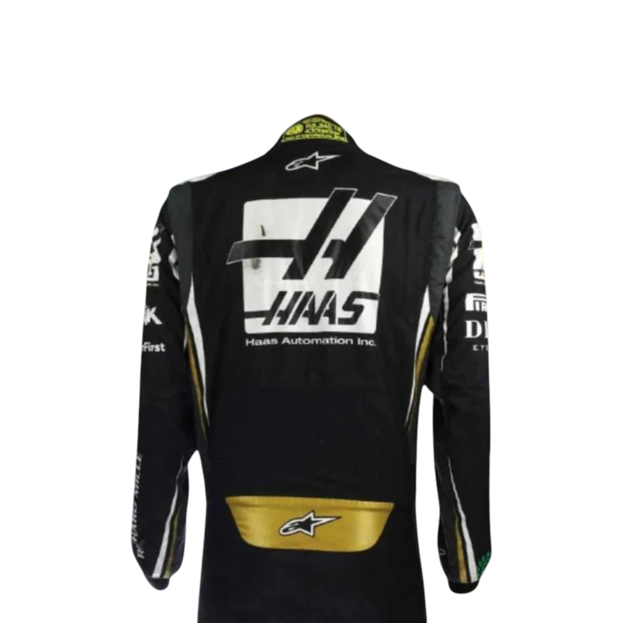 Romain Grosjean 2019 Haas F1 Race Suit detail view 3 - Grand Flex Racewear