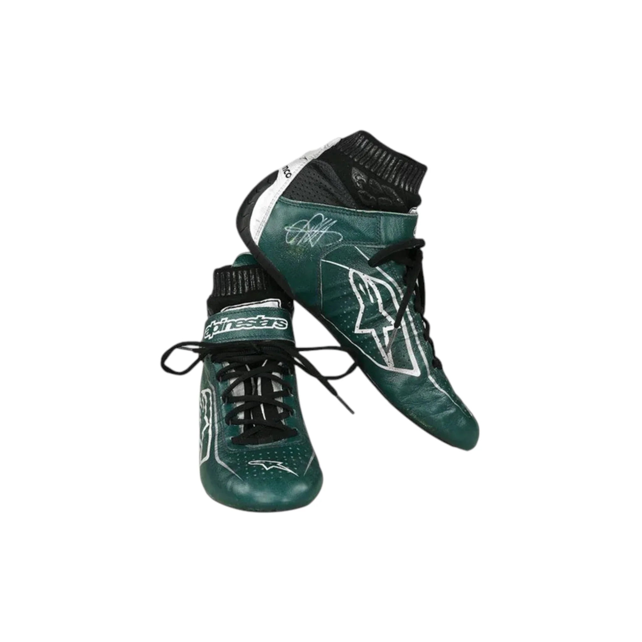 Sebastian Vettel 2022 Aston Martin F1 Racing Shoes detail view 2 - Grand Flex Racewear