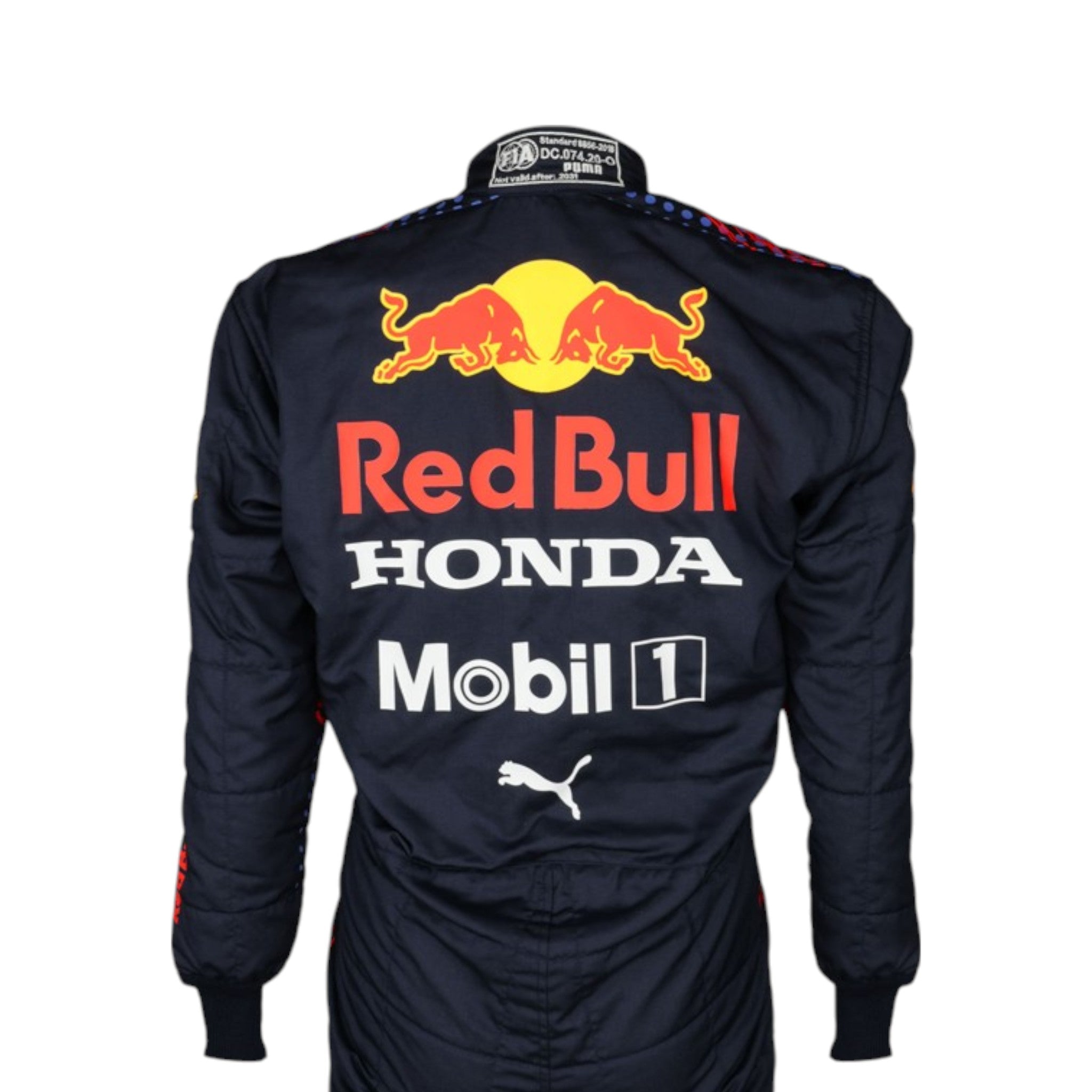Sergio Perez 2021 Red Bull F1 Race Suit detail view 3 - Grand Flex Racewear