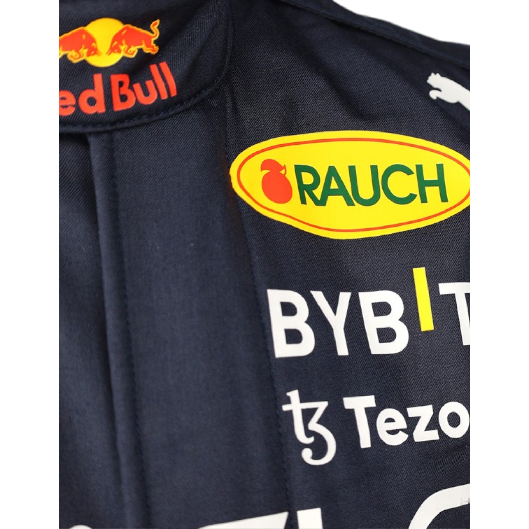 Sergio Perez 2022 Red Bull F1 Race Suit detail view 5 - Grand Flex Racewear