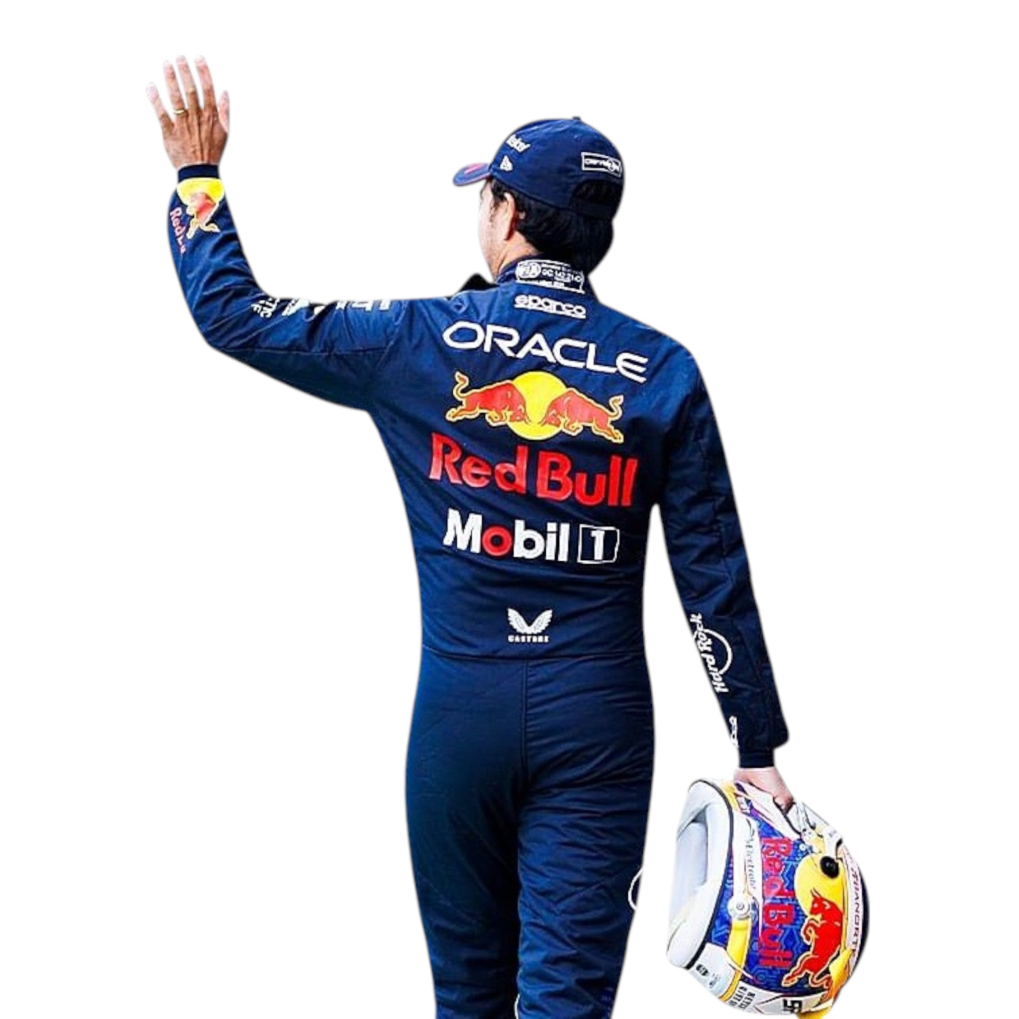 Sergio Perez 2024 Red Bull F1 Race Suit detail view 4 - Grand Flex Racewear