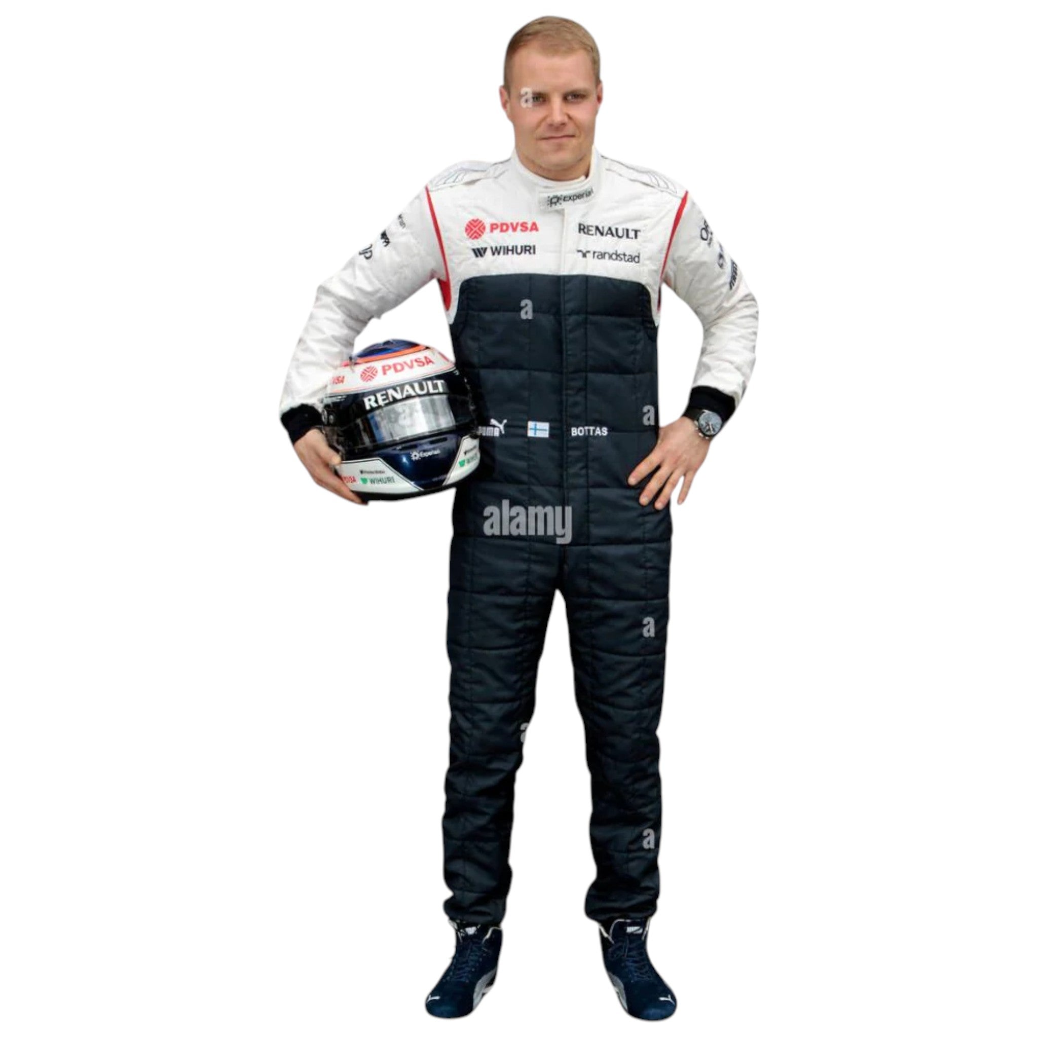 Valtteri Bottas 2013 Williams F1 Race Suit product view - Grand Flex Racewear
