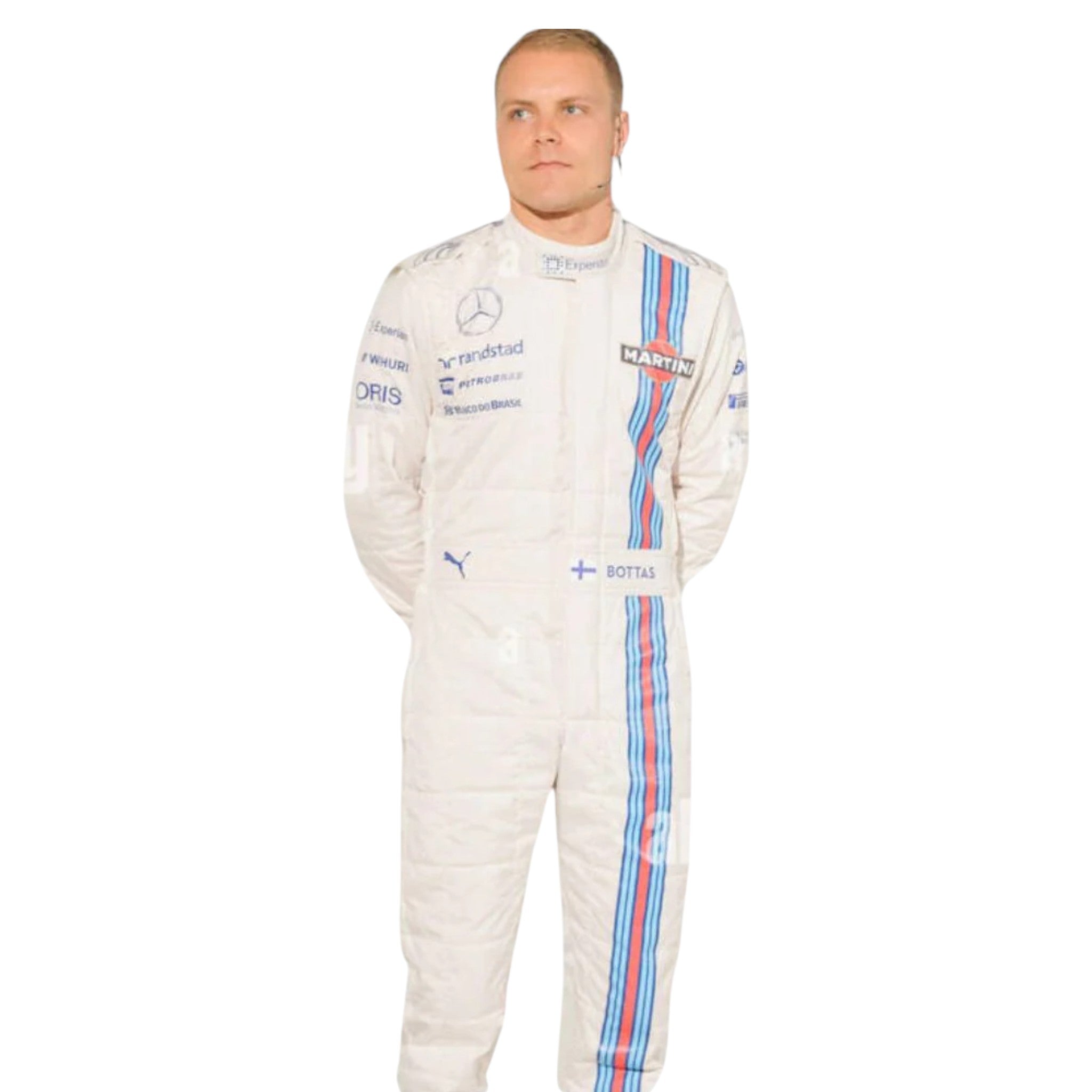Valtteri Bottas 2014 Williams F1 Race Suit product view - Grand Flex Racewear