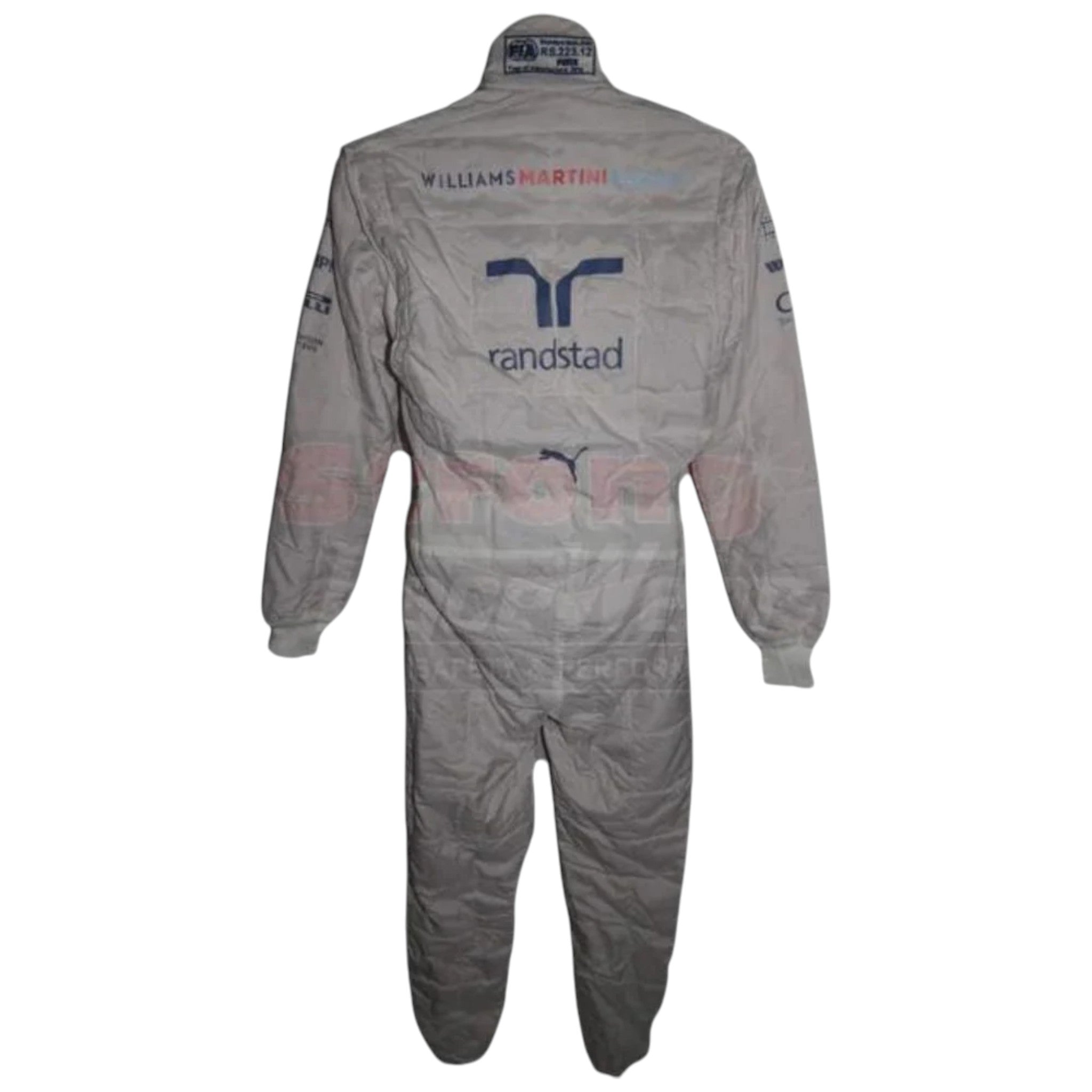 Valtteri Bottas 2014 Williams F1 Race Suit detail view 2 - Grand Flex Racewear