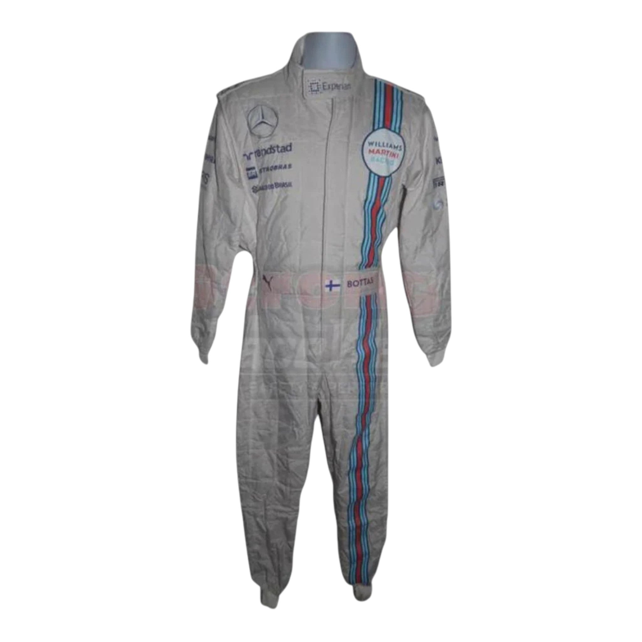 Valtteri Bottas 2014 Williams F1 Race Suit detail view 3 - Grand Flex Racewear