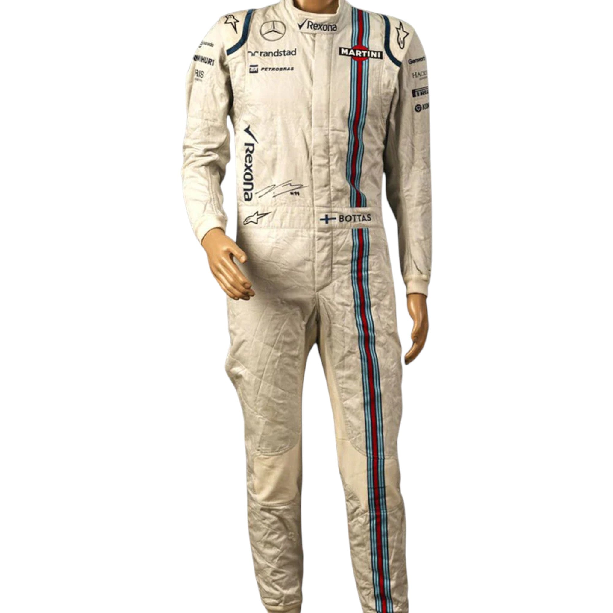 Valtteri Bottas 2015 Williams F1 Race Suit product view - Grand Flex Racewear