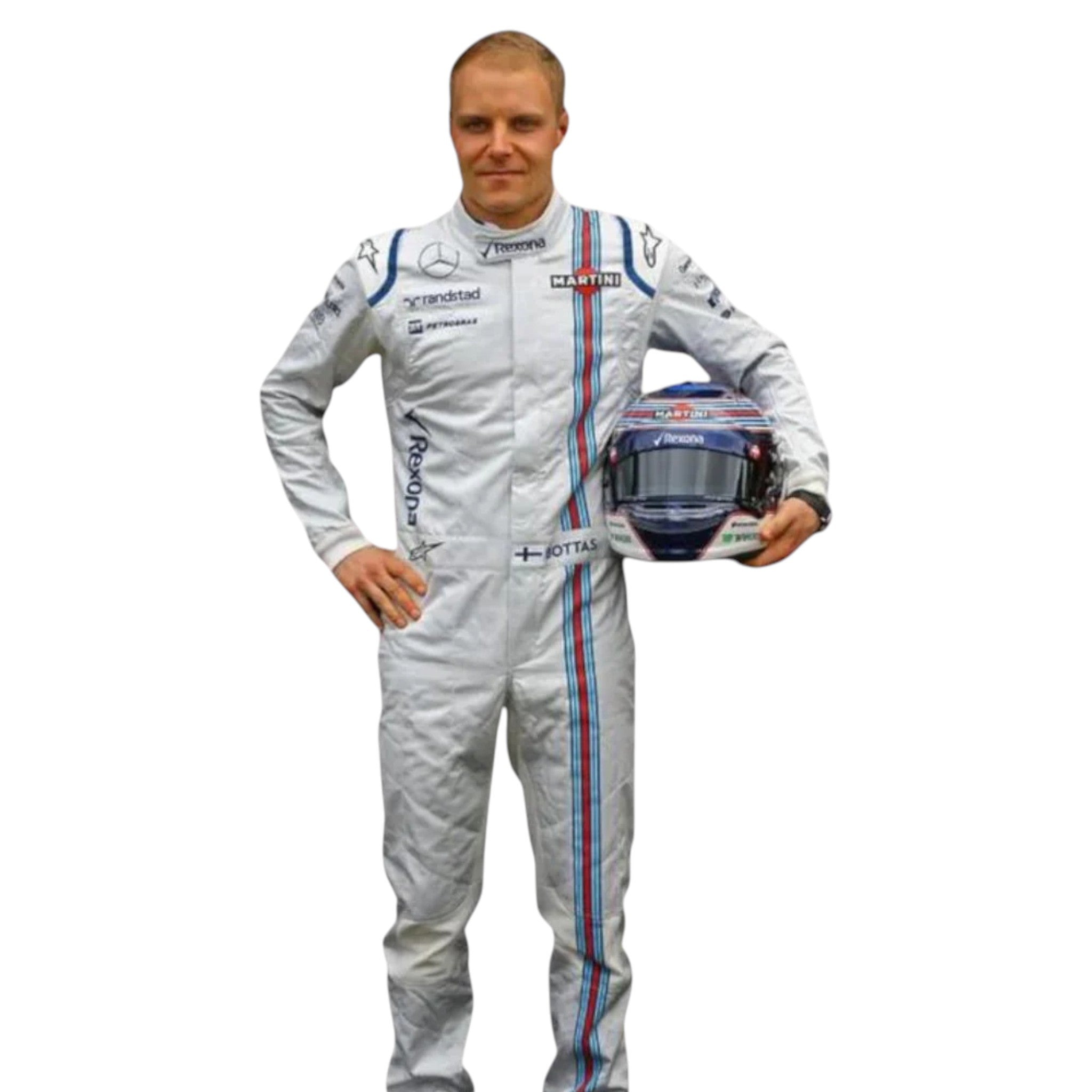 Valtteri Bottas 2016 Williams F1 Race Suit product view - Grand Flex Racewear