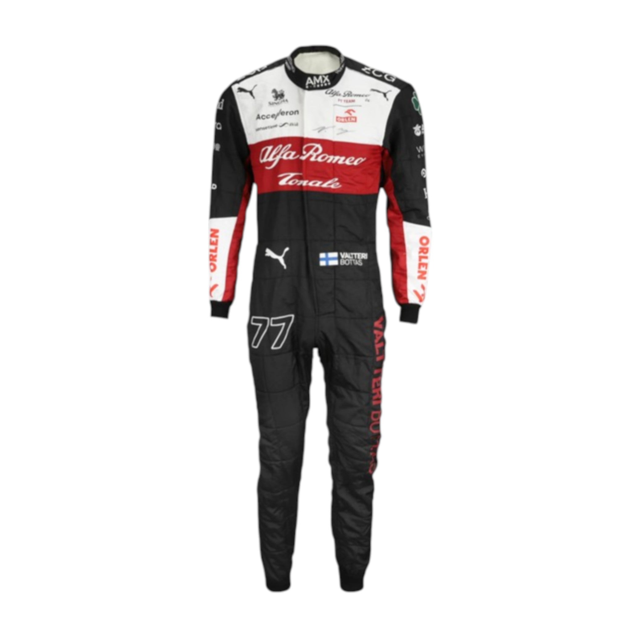 Valtteri Bottas 2022 Alfa Romeo F1 Race Suit detail view 2 - Grand Flex Racewear
