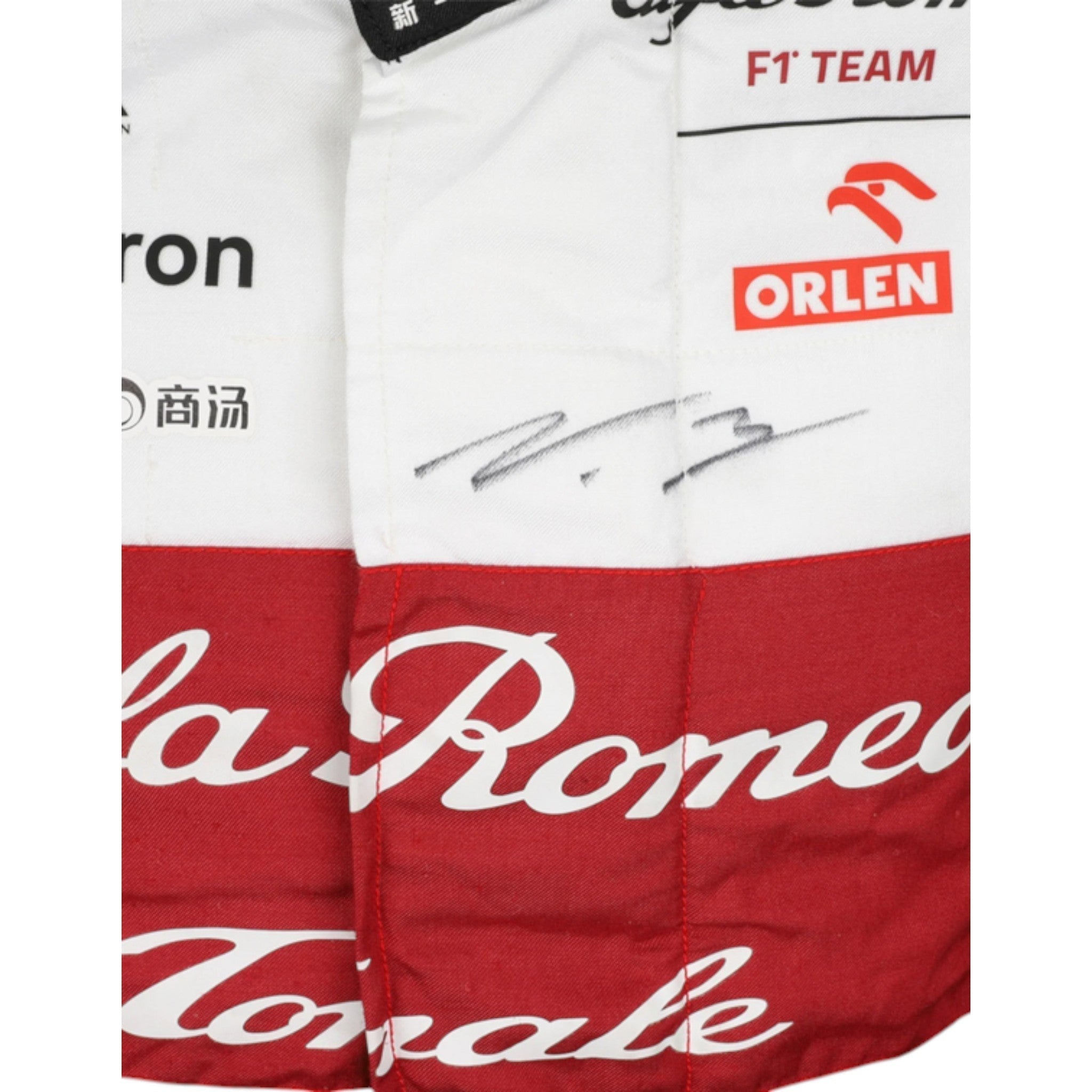 Valtteri Bottas 2022 Alfa Romeo F1 Race Suit detail view 4 - Grand Flex Racewear