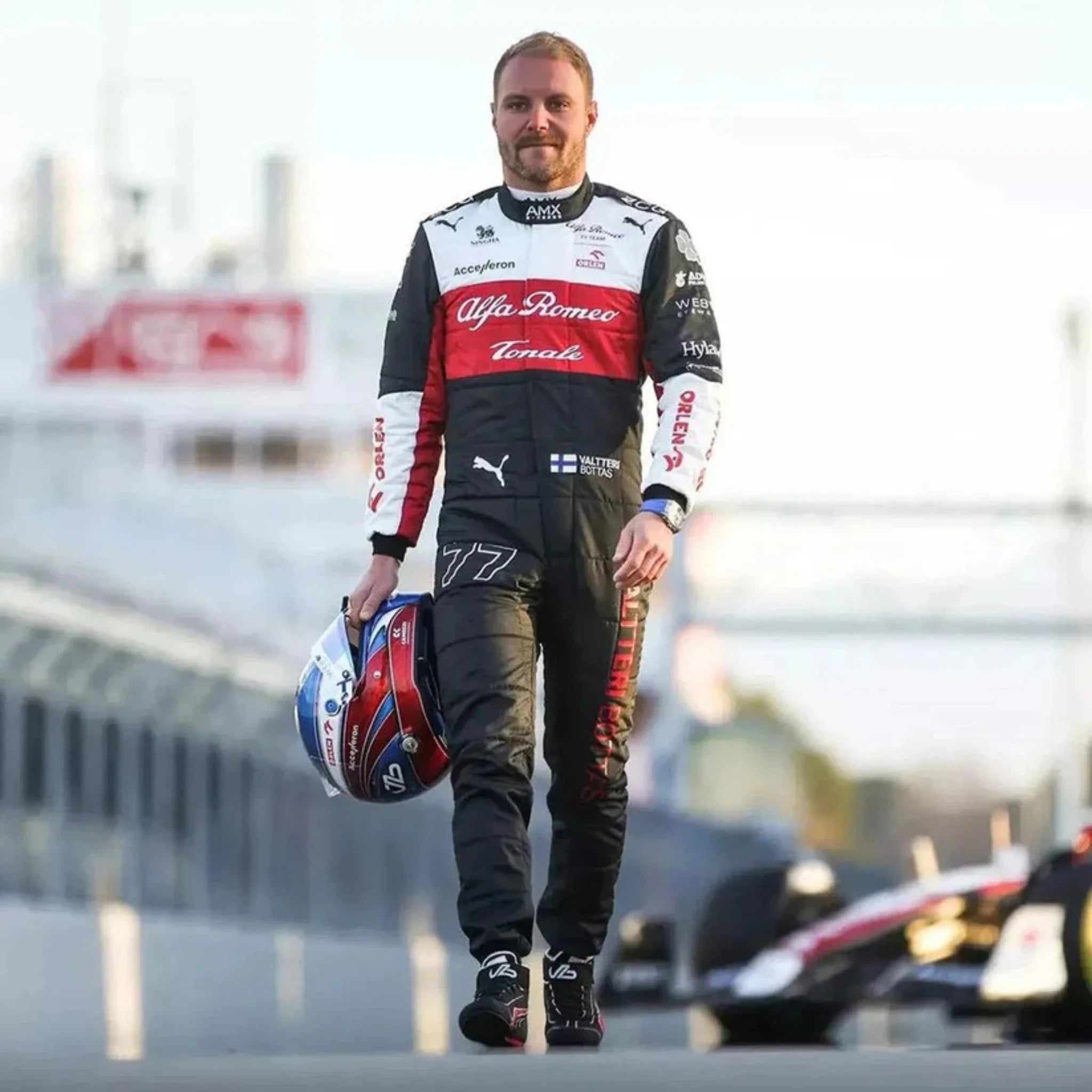 Valtteri Bottas 2022 Alfa Romeo F1 Racing Shoes detail view 3 - Grand Flex Racewear
