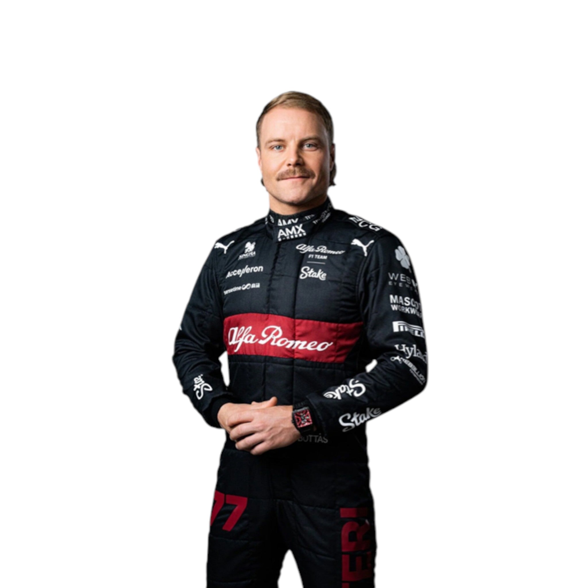 Valtteri Bottas 2023 Alfa Romeo F1 Race Suit product view - Grand Flex Racewear