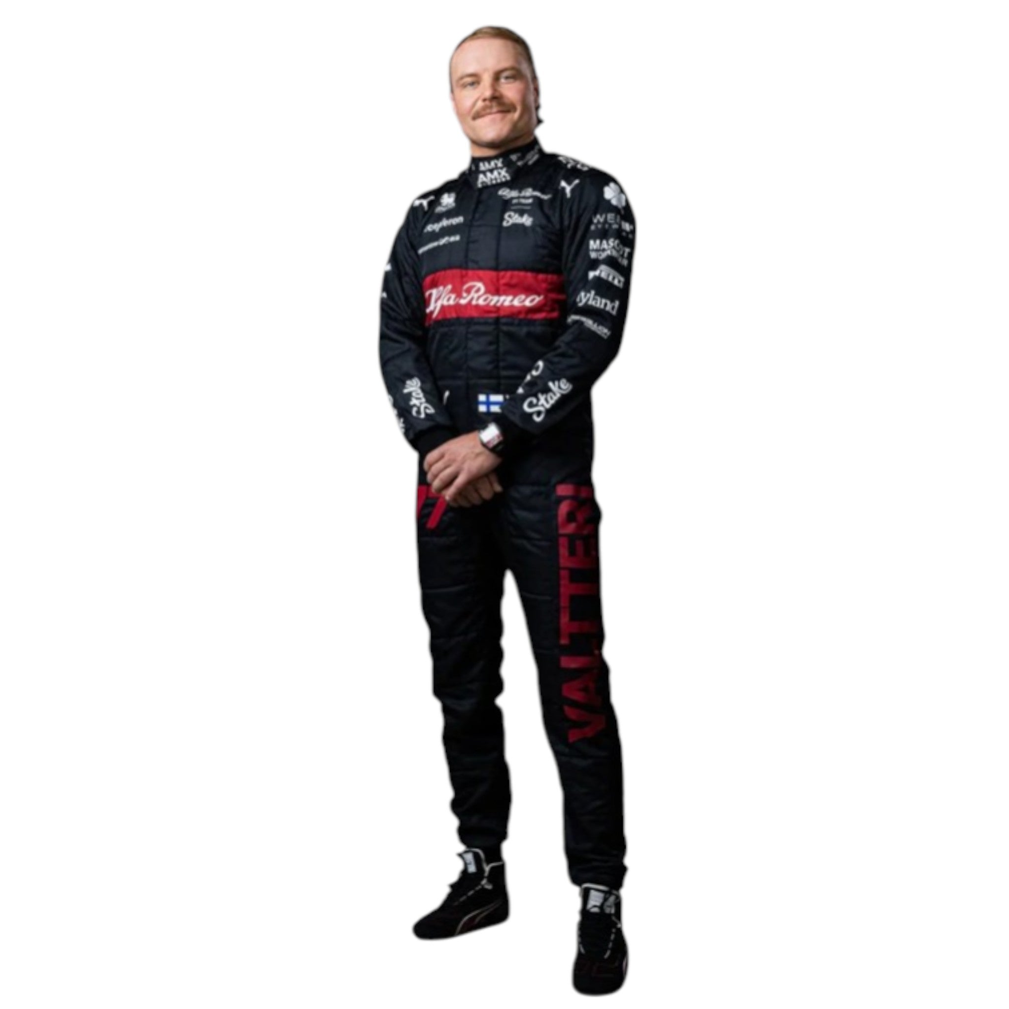 Valtteri Bottas 2023 Alfa Romeo F1 Race Suit detail view 2 - Grand Flex Racewear
