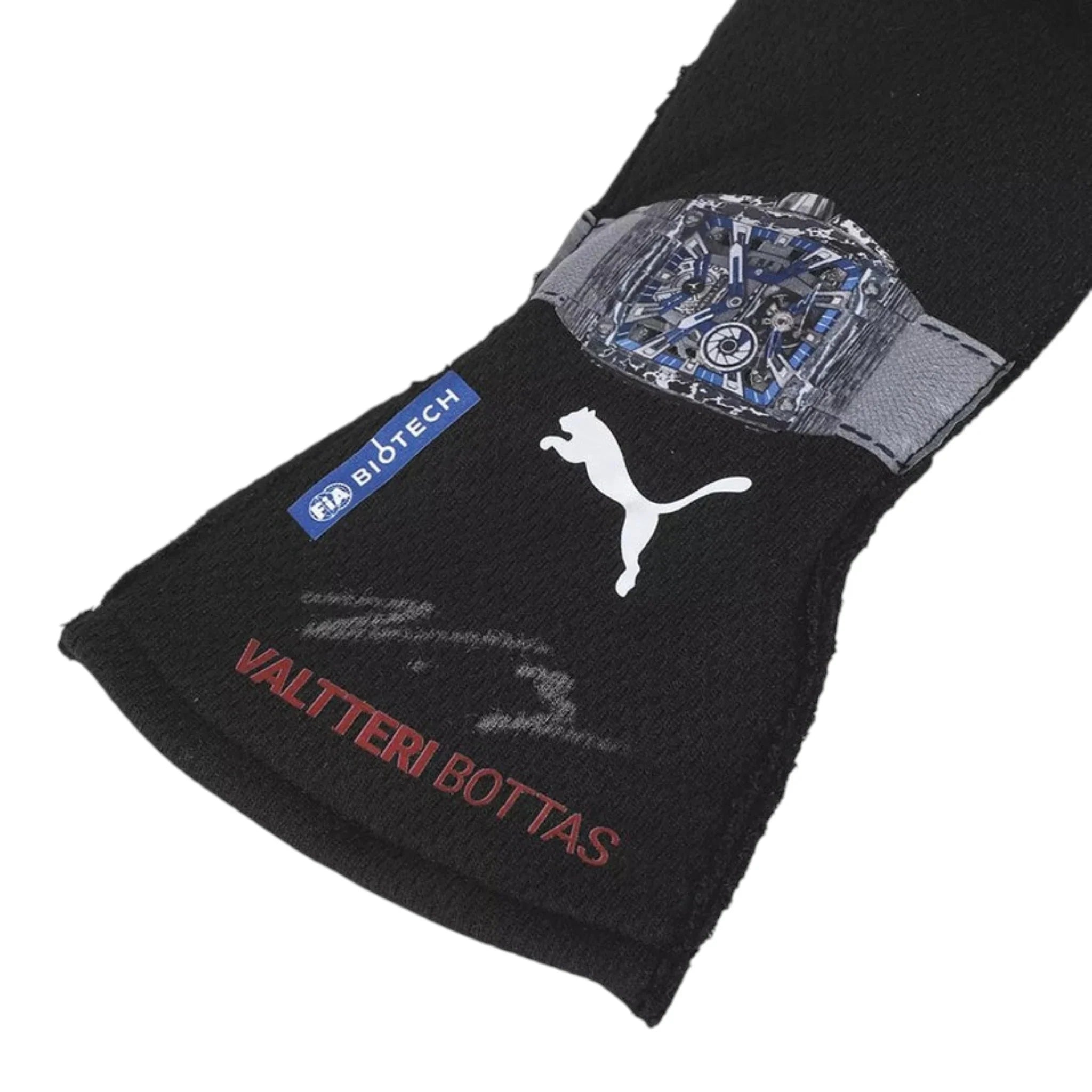 Valtteri Bottas 2023 Alfa Romeo F1 Racing Gloves detail view 2 - Grand Flex Racewear