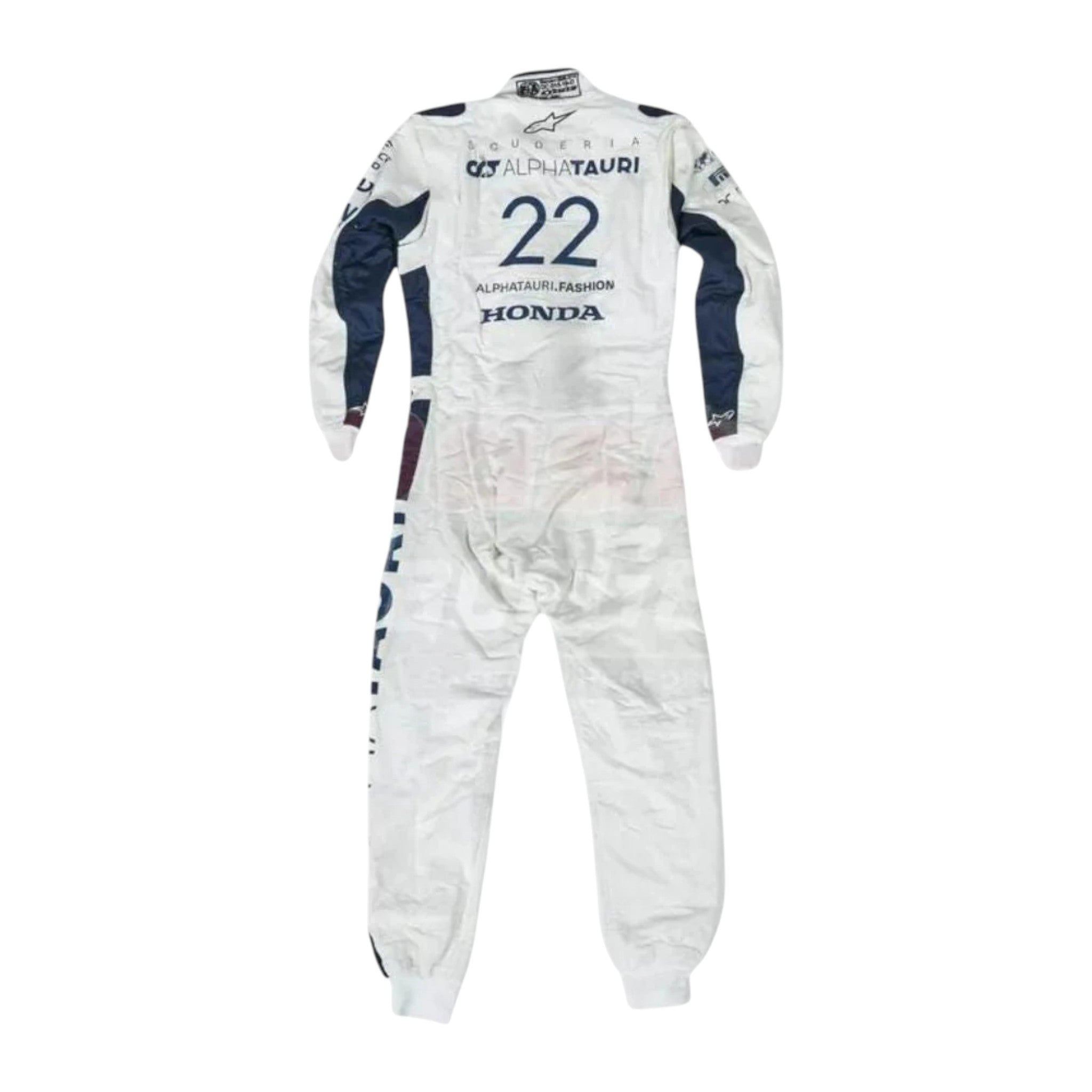 Yuki Tsunoda 2021 AlphaTauri F1 Race Suit detail view 4 - Grand Flex Racewear