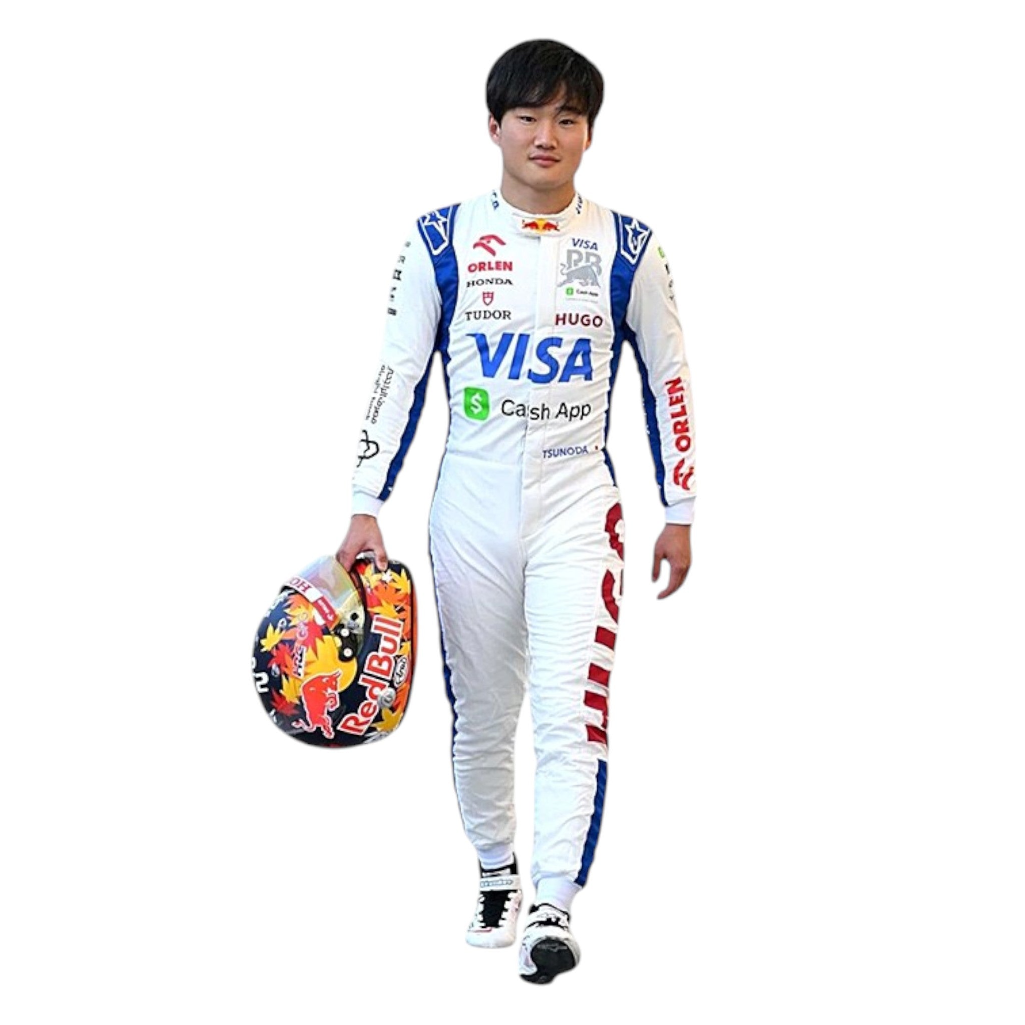 Yuki Tsunoda 2024 Racing Bulls F1 Race Suit detail view 2 - Grand Flex Racewear