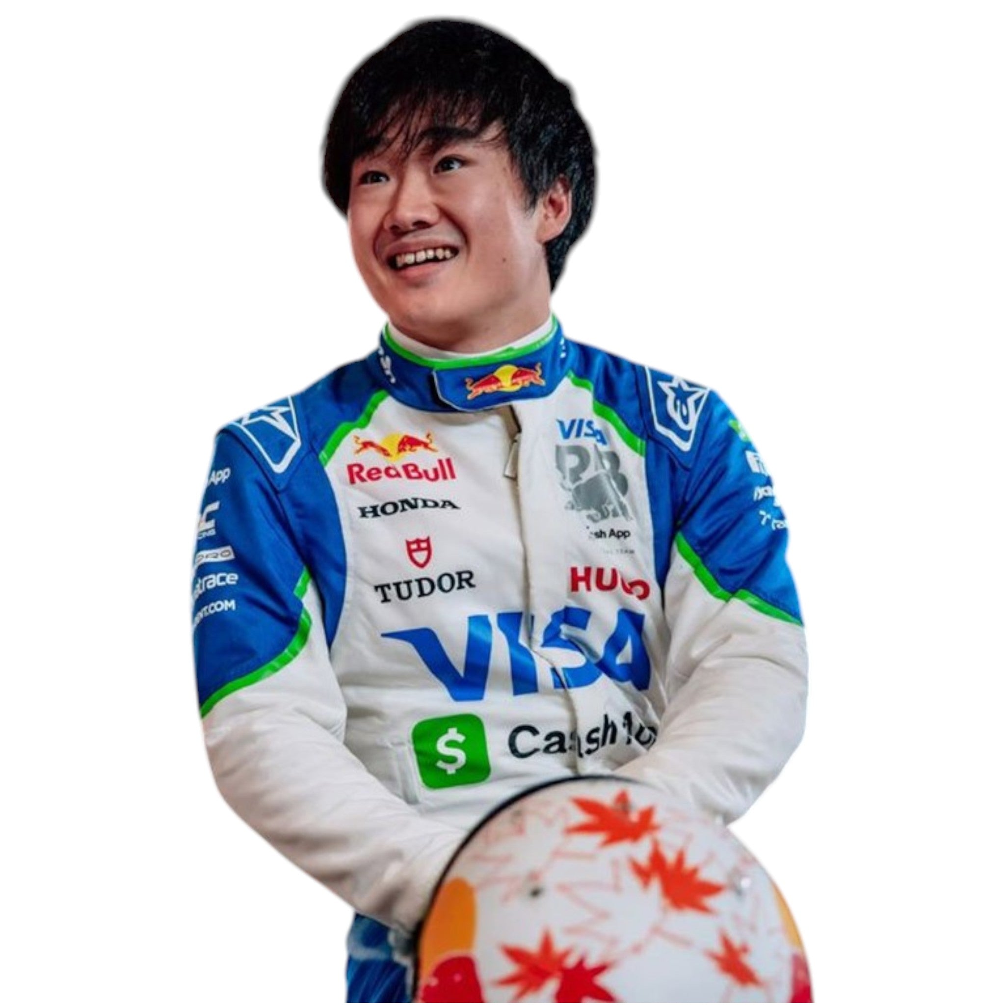 Yuki Tsunoda 2025 Racing Bulls F1 Race Suit product view - Grand Flex Racewear