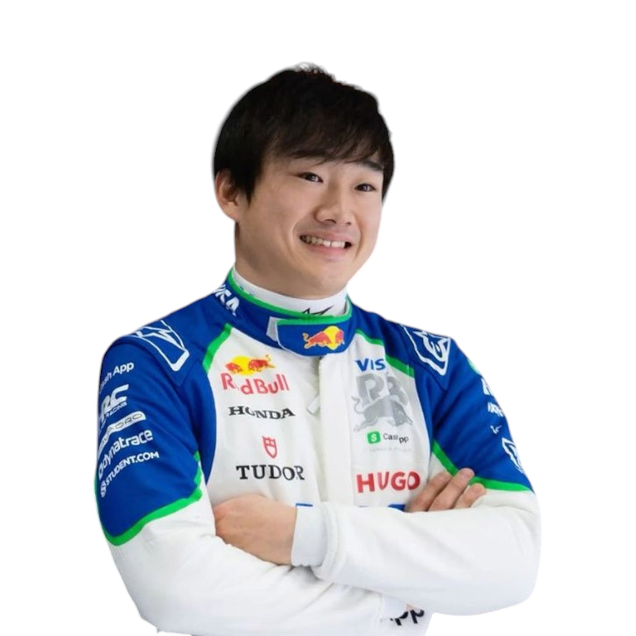 Yuki Tsunoda 2025 Racing Bulls F1 Race Suit detail view 2 - Grand Flex Racewear