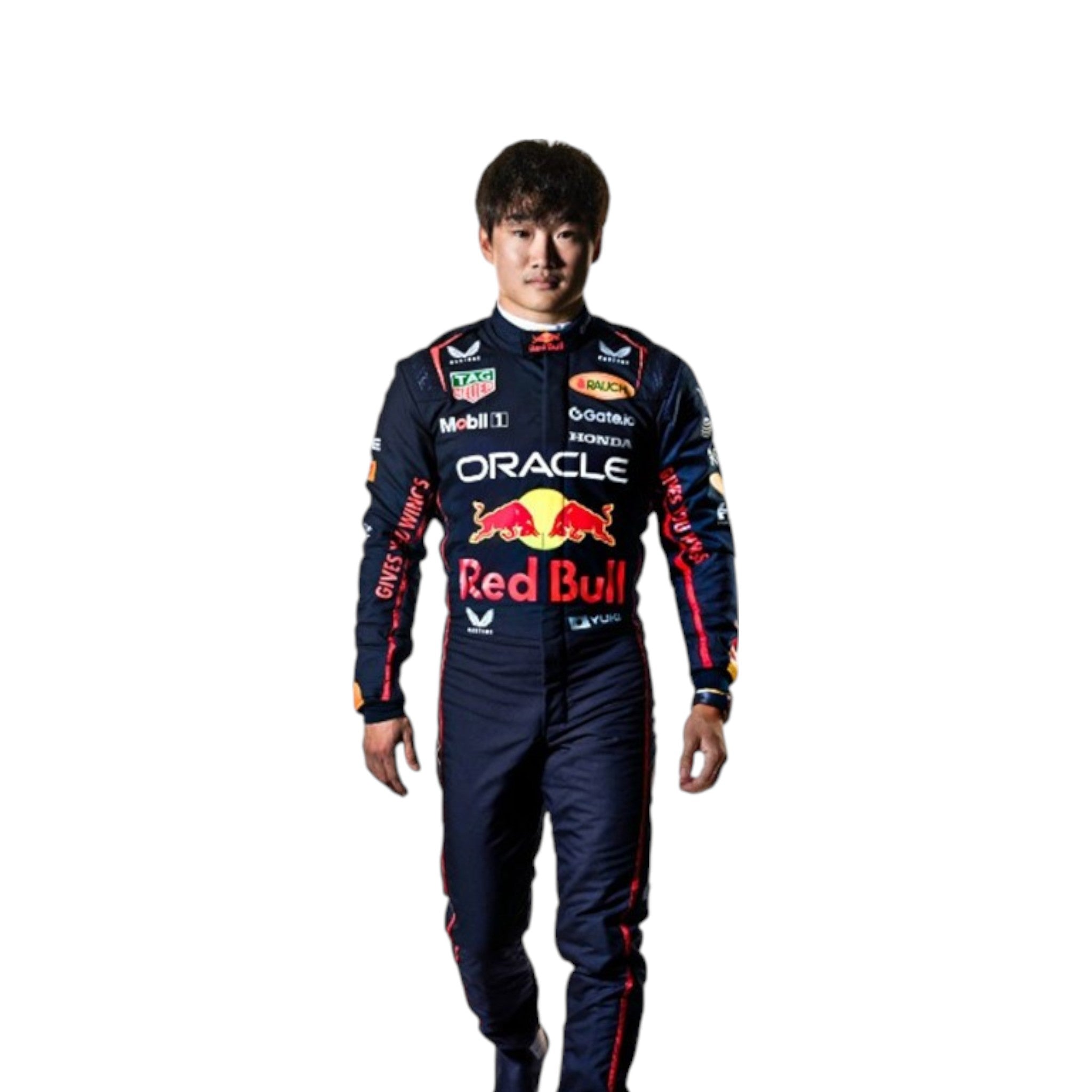 Yuki Tsunoda 2025 Red Bull F1 Race Suit product view - Grand Flex Racewear