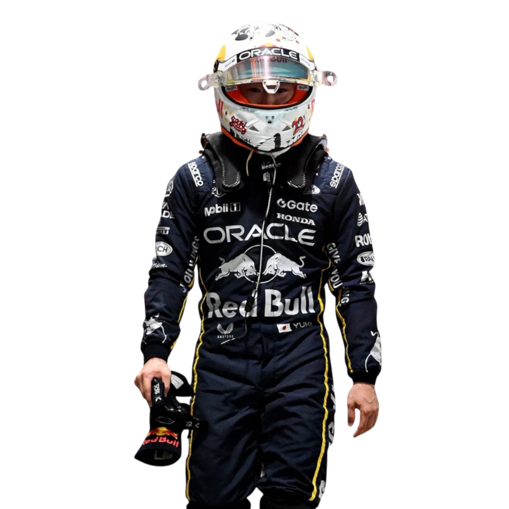 Yuki Tsunoda 2025 Red Bull Las Vegas GP F1 Race Suit detail view 2 - Grand Flex Racewear