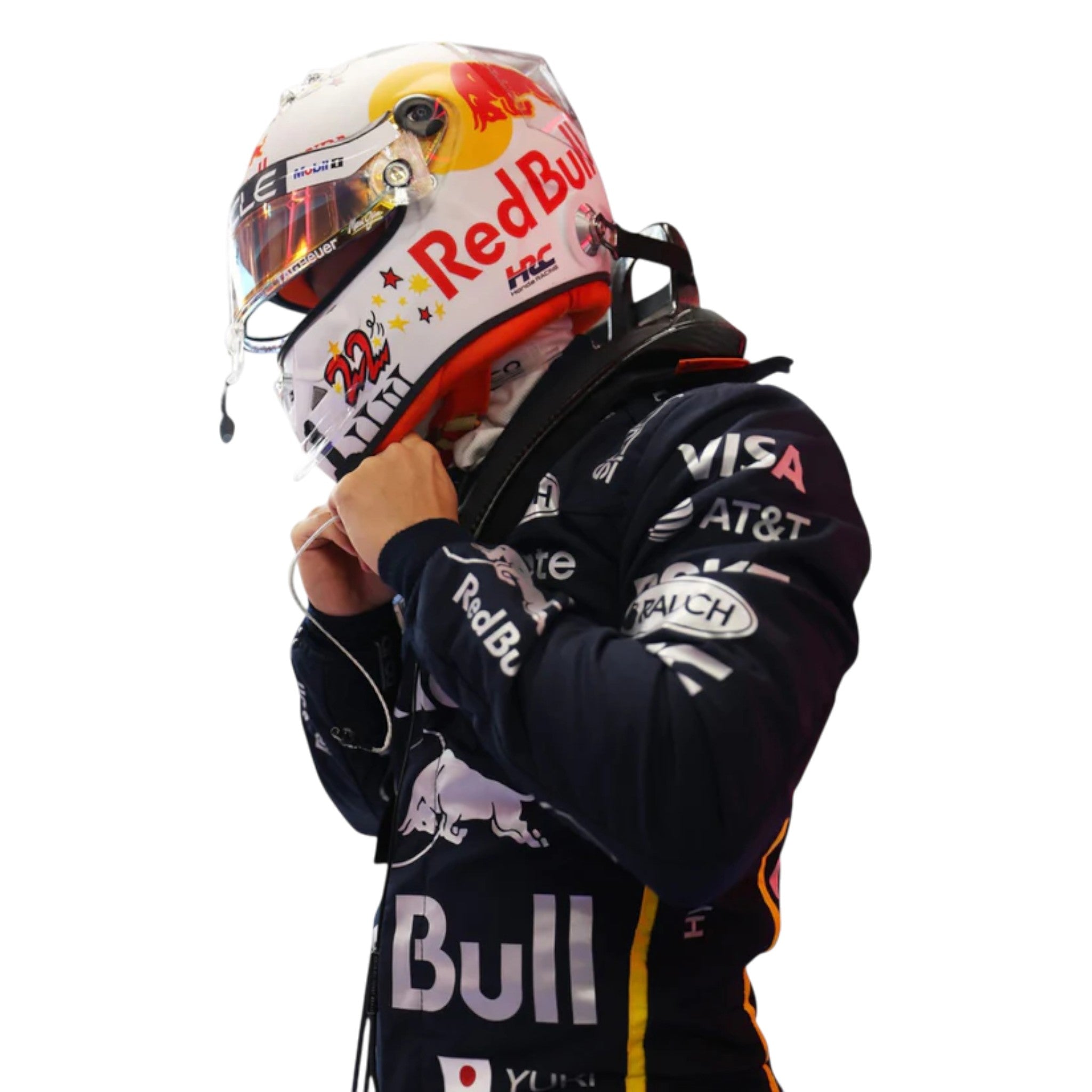 Yuki Tsunoda 2025 Red Bull Las Vegas GP F1 Race Suit detail view 3 - Grand Flex Racewear