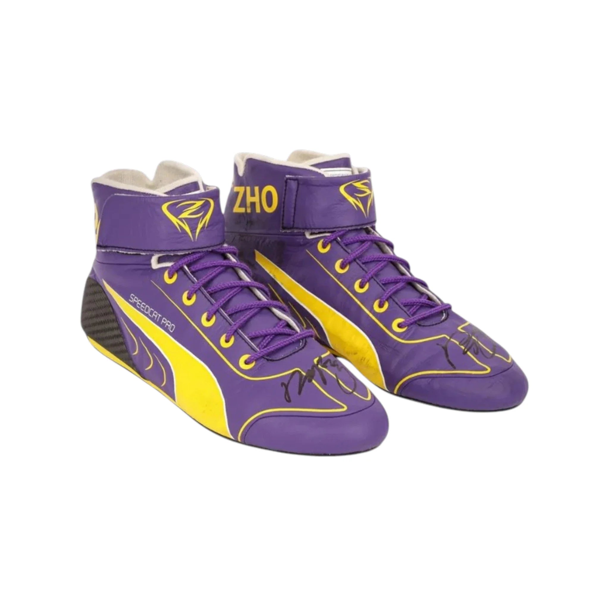 Zhou Guanyu 2023 Alfa Romeo Mexico GP F1 Racing Shoes product view - Grand Flex Racewear